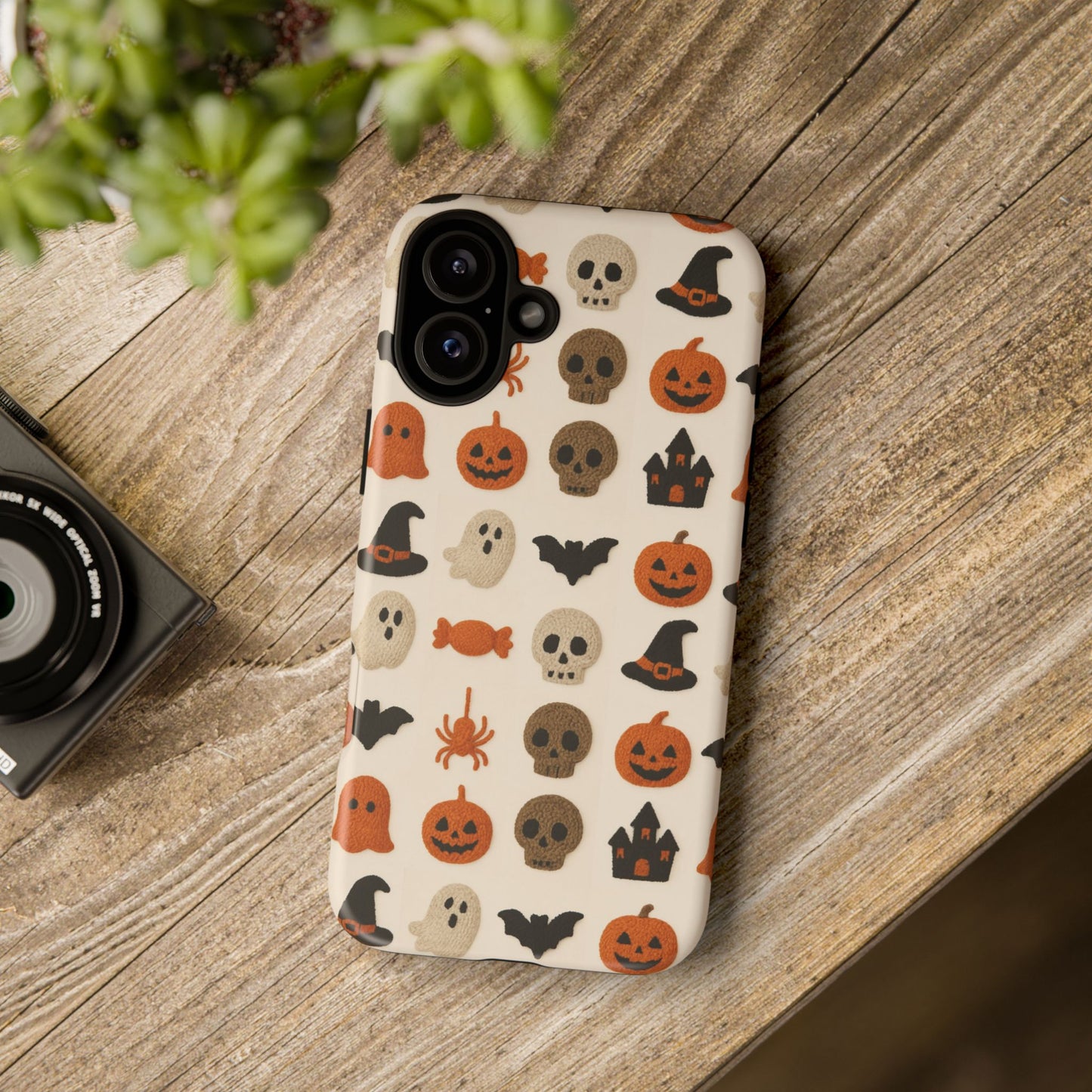 Spooky Pattern Cover-  iPhone Samsung Pixel Case