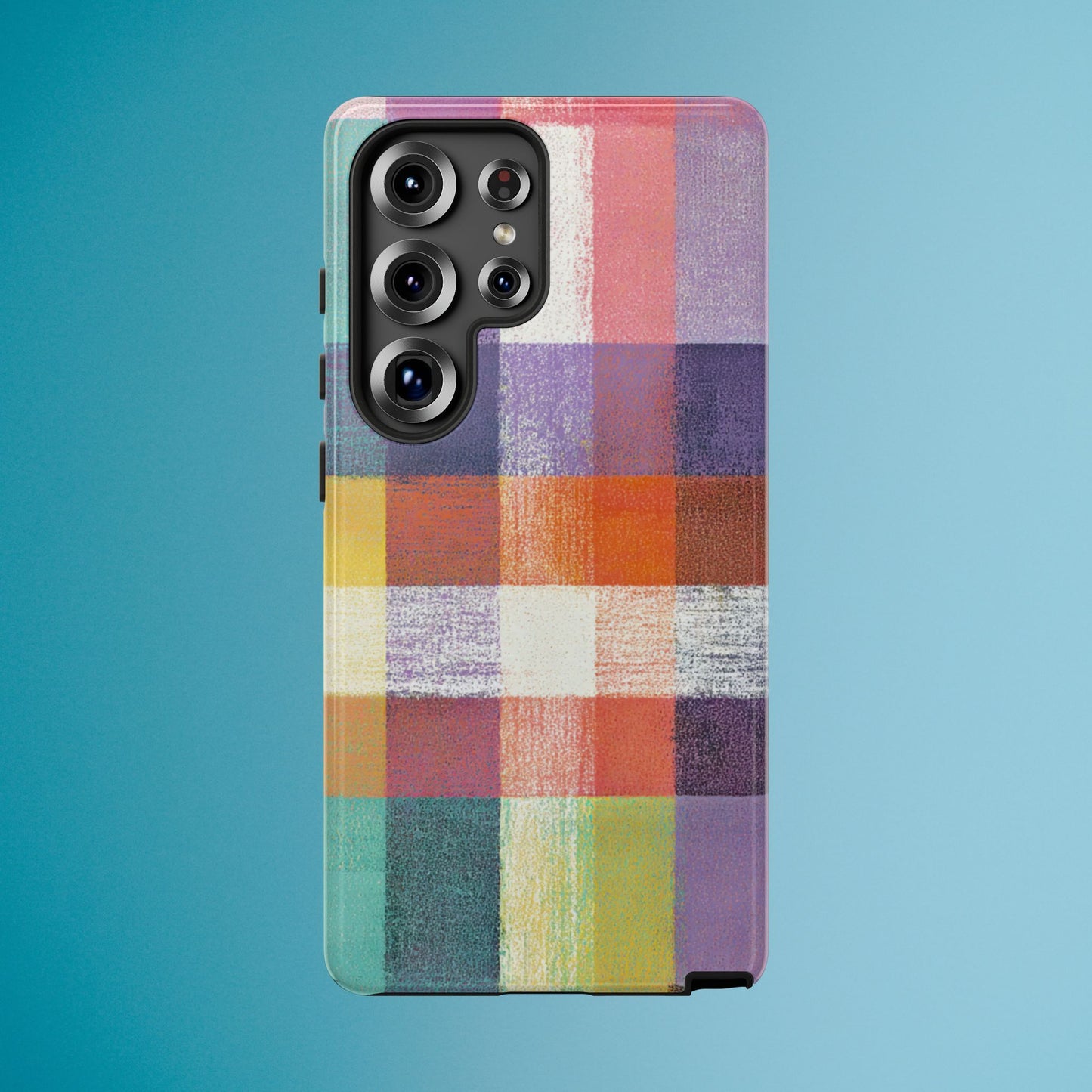 Colorful Plaid Phone Case - iPhone, Galaxy and Pixel Models