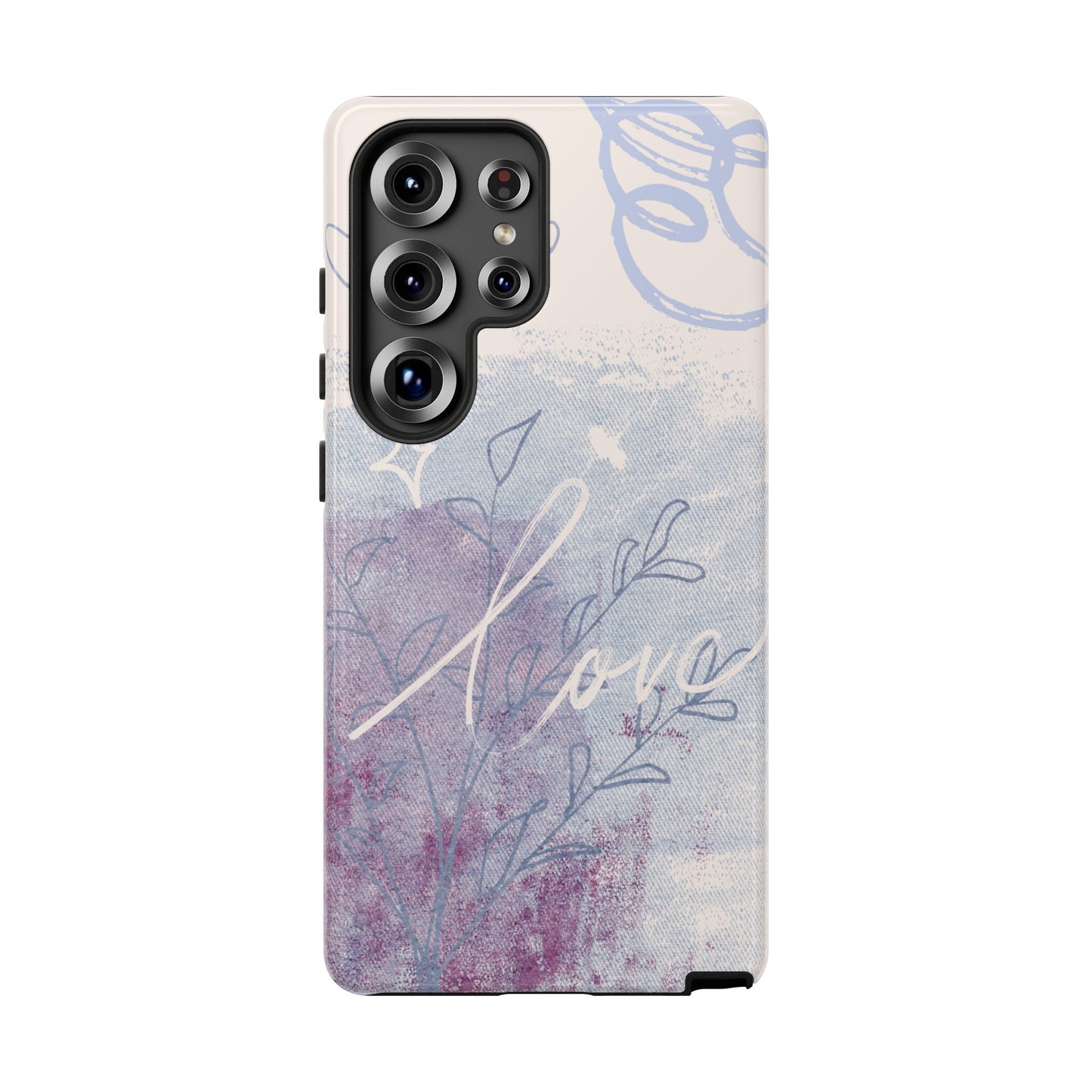 Love Pastel Abstract Phone Case: iPhone, Pixel, Galaxy