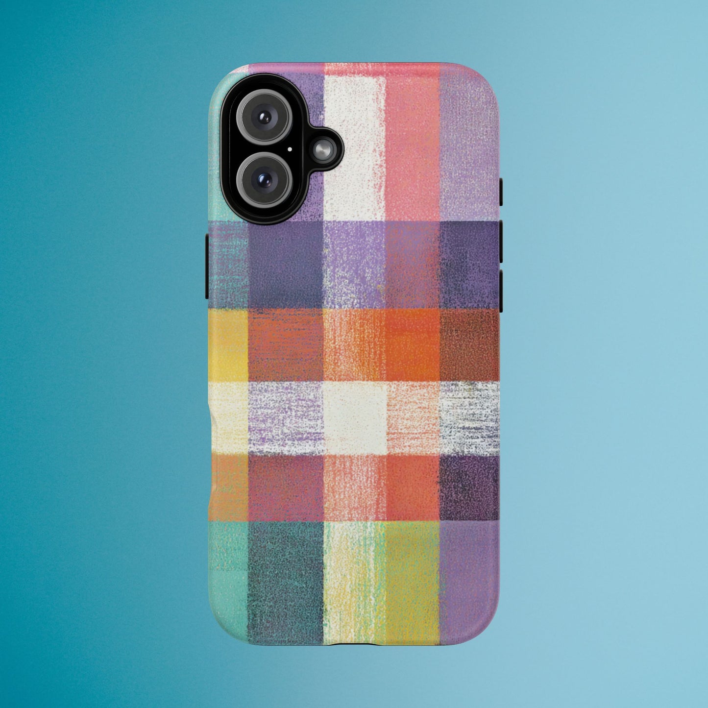 Colorful Plaid Phone Case - iPhone, Galaxy and Pixel Models