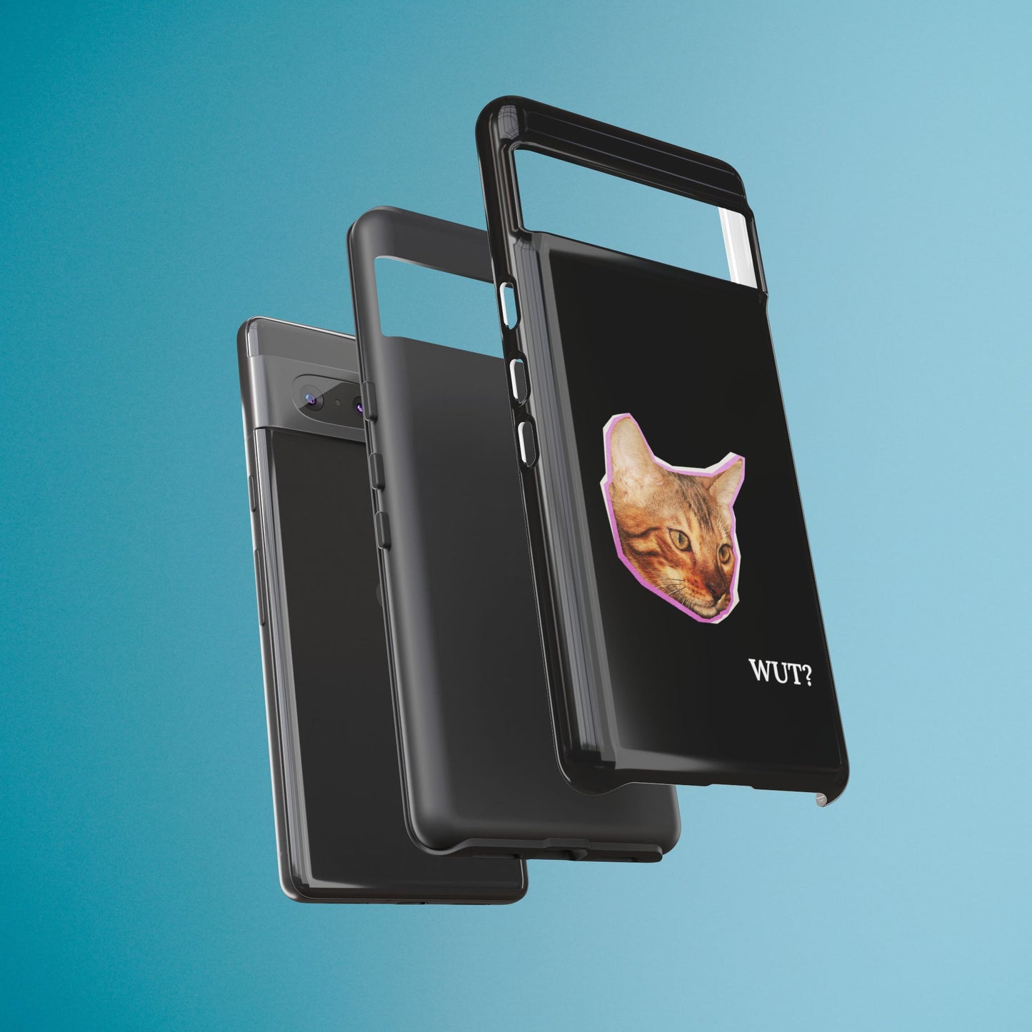 Funny Cat Meme Phone Case - iPhone, Galaxy, Pixel