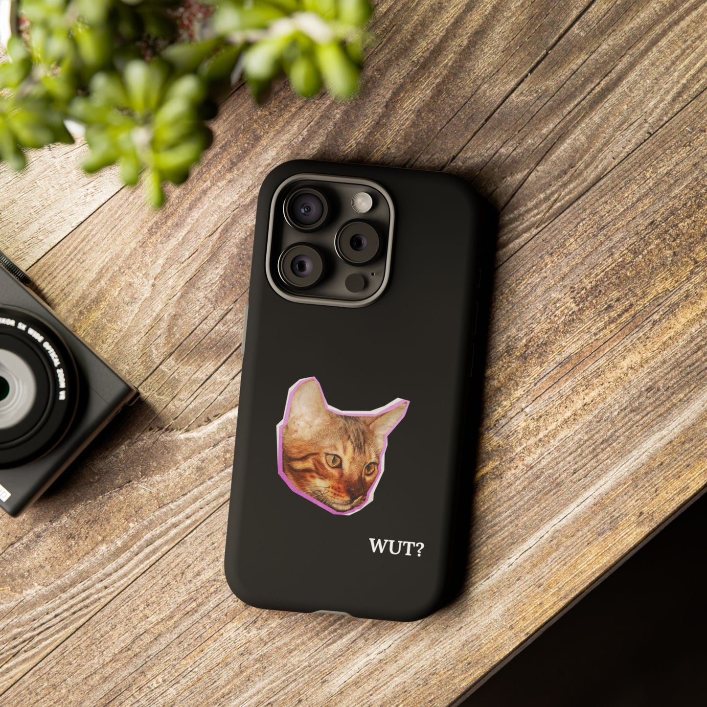 Funny Cat Meme Phone Case - iPhone, Galaxy, Pixel