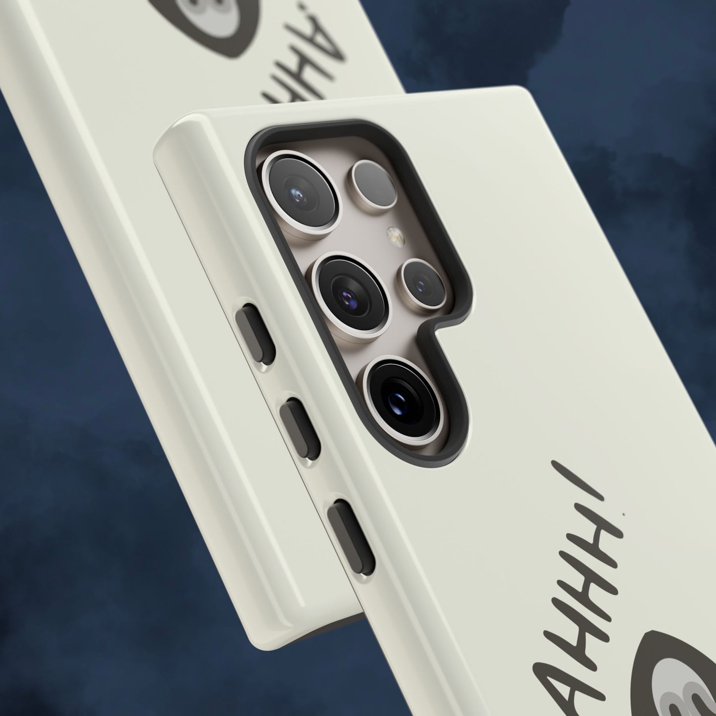 Ghostface Phone Case: Horror Movie Parody iPhone Samsung Pixel Cover