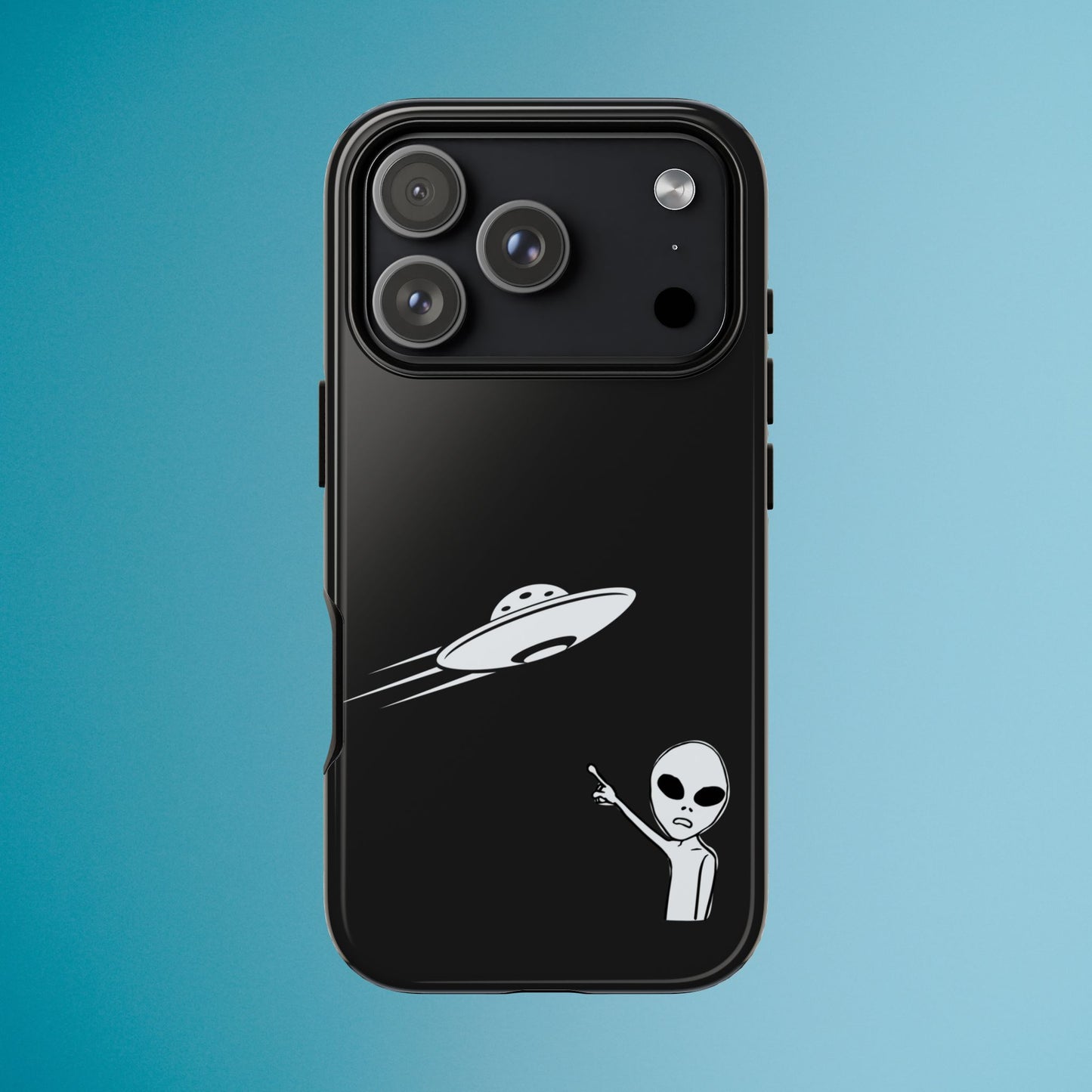 Alien UFO Phone Case, Supernatural Space Design, Sci Fi Aesthetic iPhone Samsung Pixel Cover
