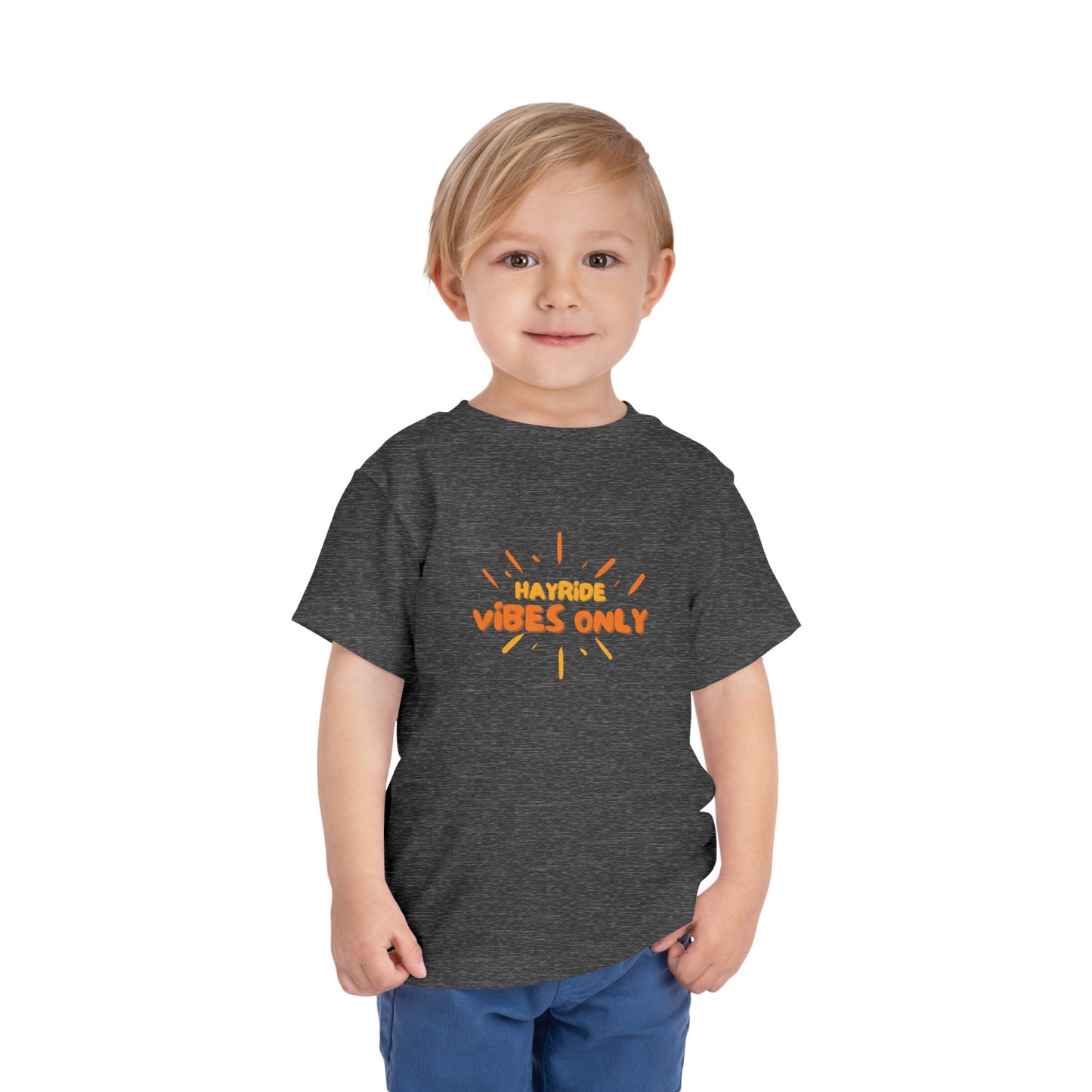 Hayride Vibes Toddler T-Shirt - Fall Festival Kids Tee