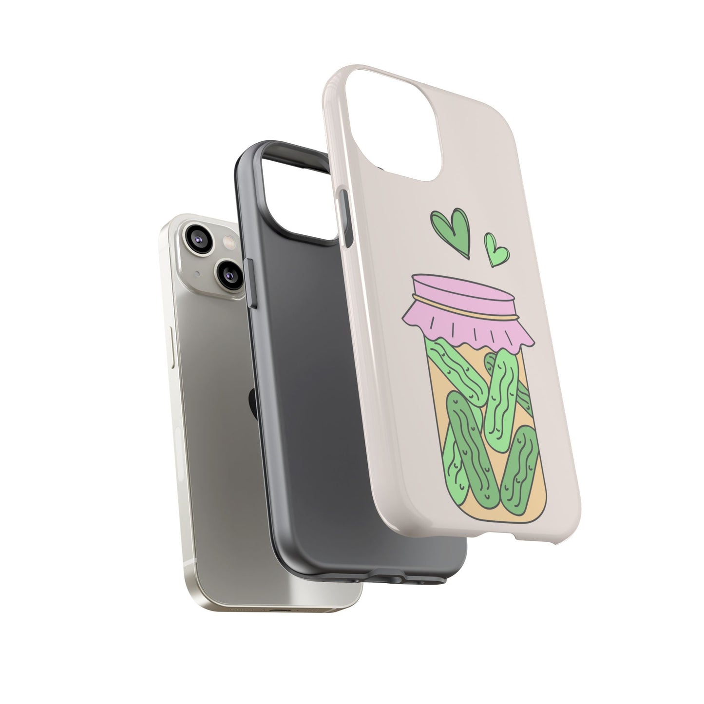 Pickle Jar Phone Case: iPhone, Pixel and Galaxy