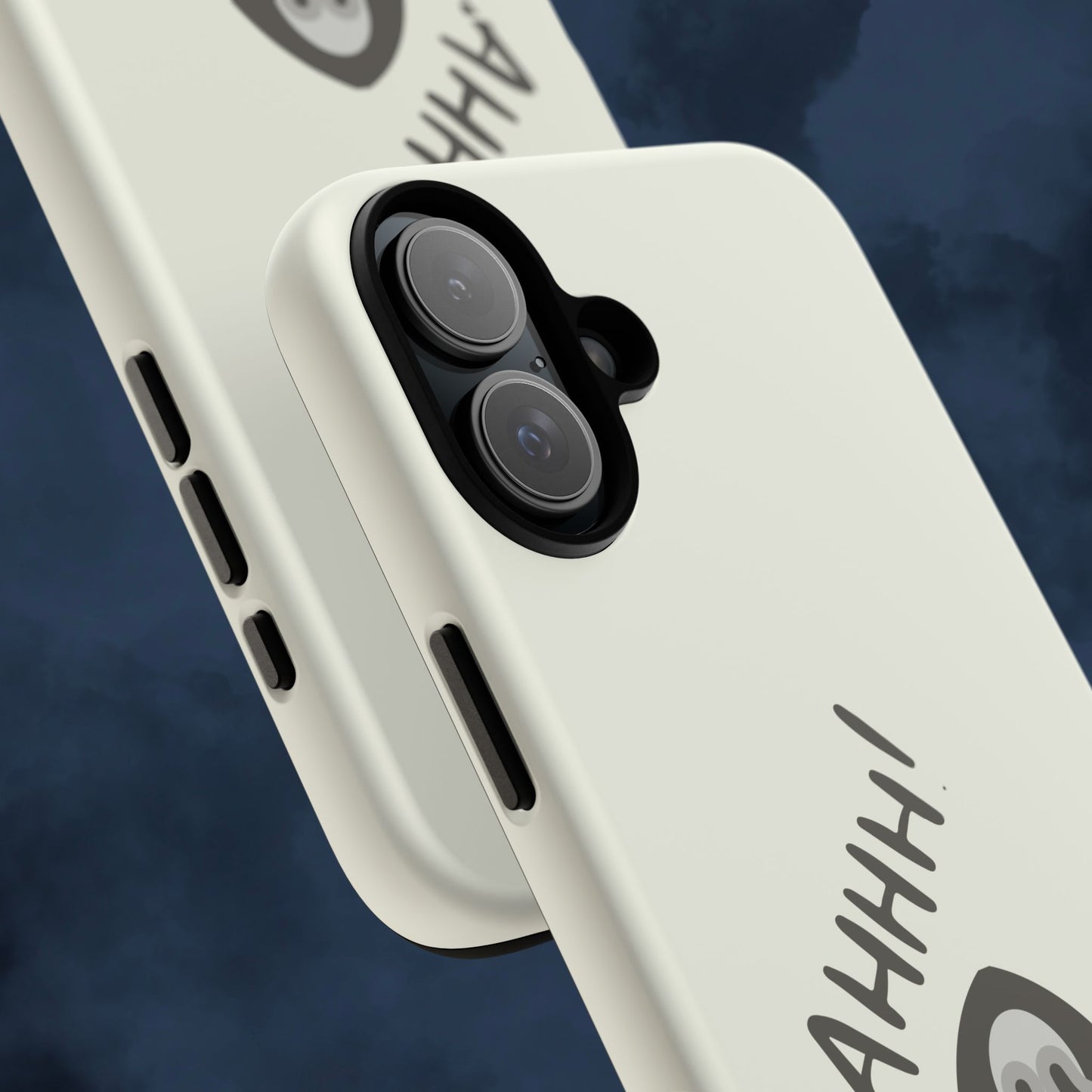 Ghostface Phone Case: Horror Movie Parody iPhone Samsung Pixel Cover