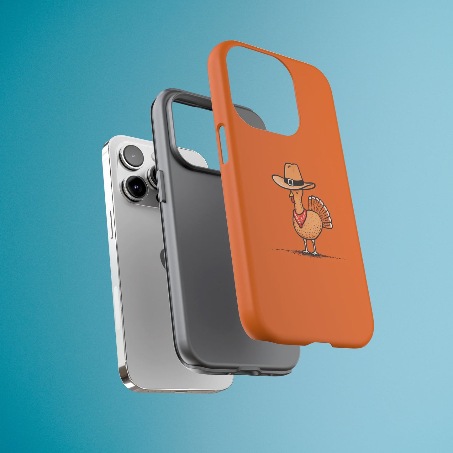 Turkey Phone Case, Funny Thanksgiving Cover, Autumn Fall Design iPhone Samsung Pixel