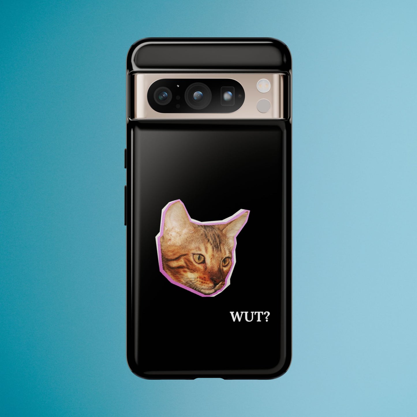 Funny Cat Meme Phone Case - iPhone, Galaxy, Pixel