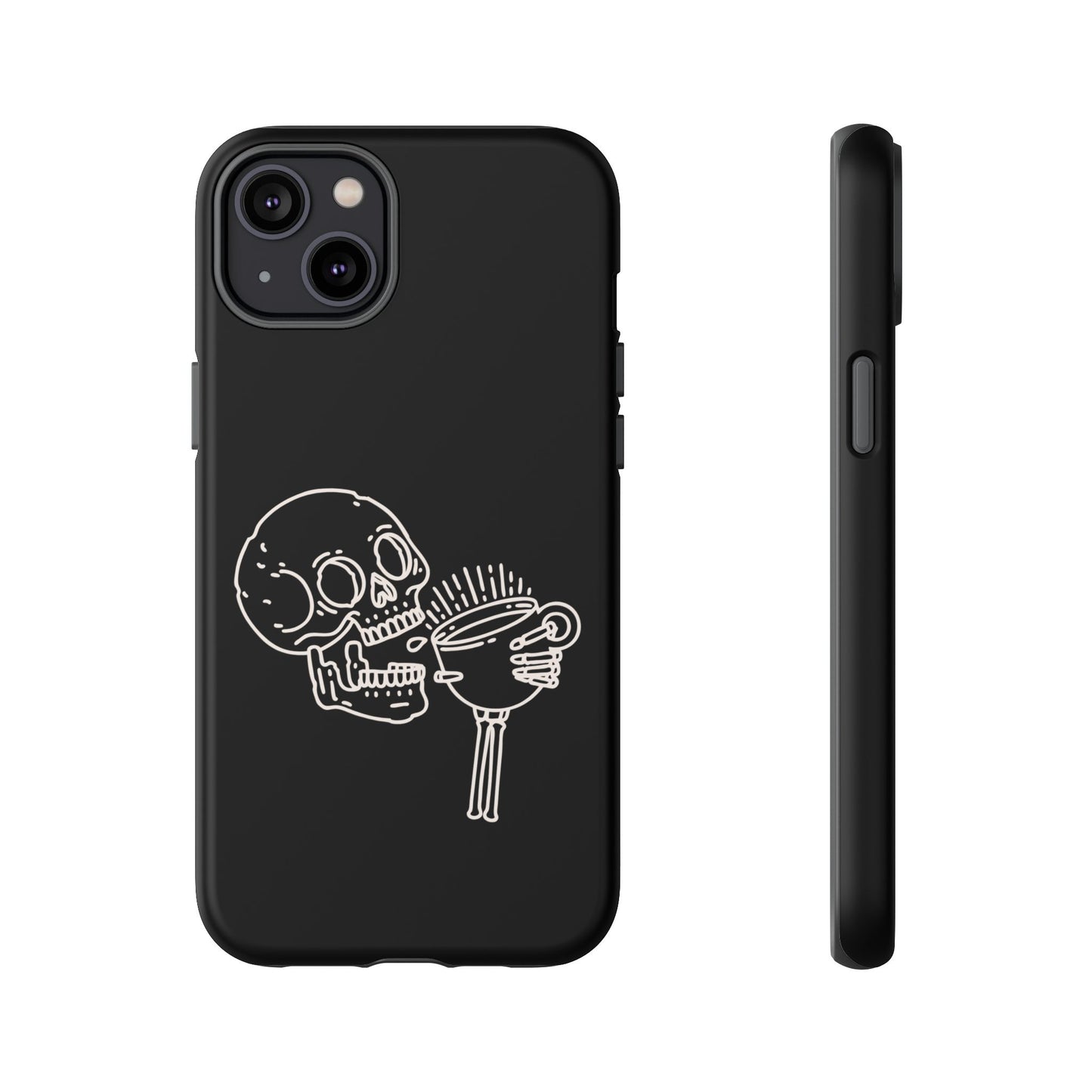Skull Coffee Phone Case Gothic iPhone, Samsung,!Pixel