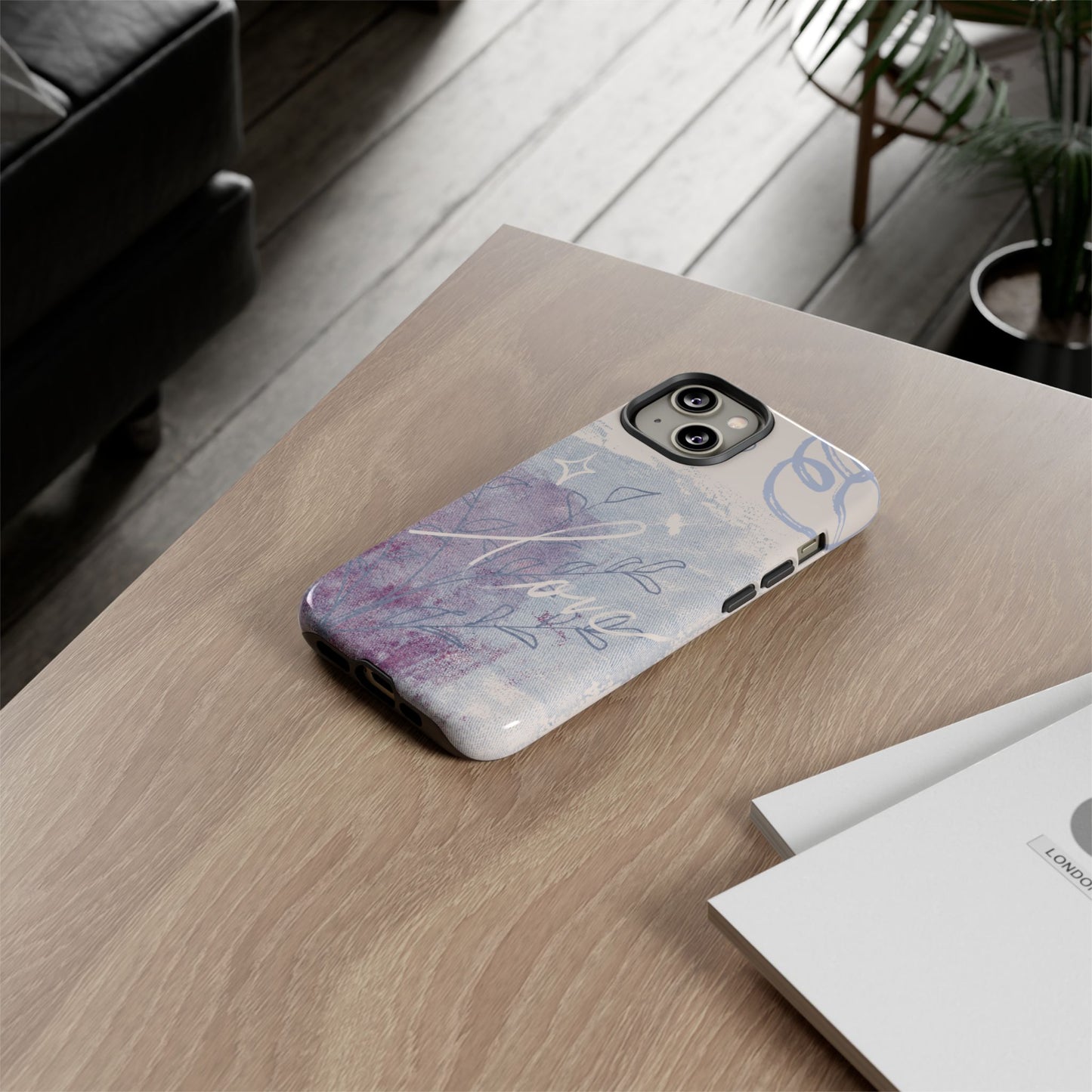 Love Pastel Abstract Phone Case: iPhone, Pixel, Galaxy