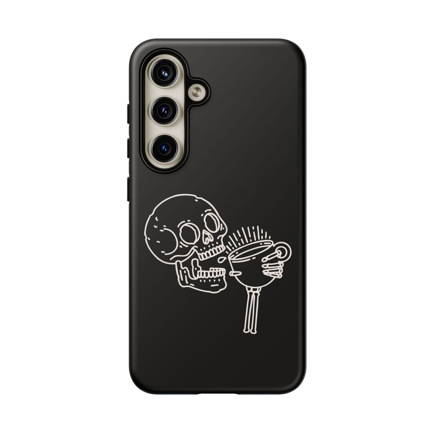 Skull Coffee Phone Case Gothic iPhone, Samsung,!Pixel