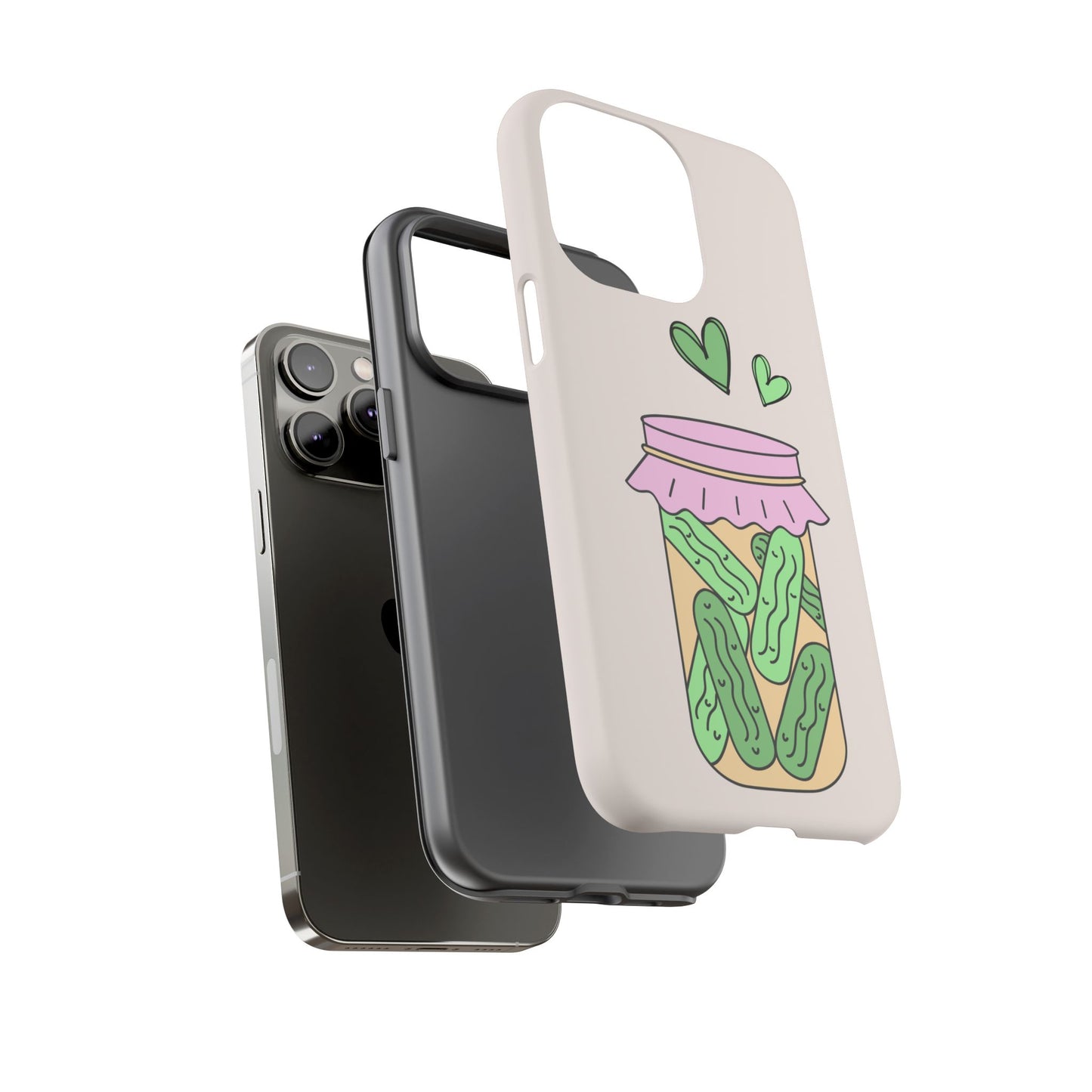 Pickle Jar Phone Case: iPhone, Pixel and Galaxy