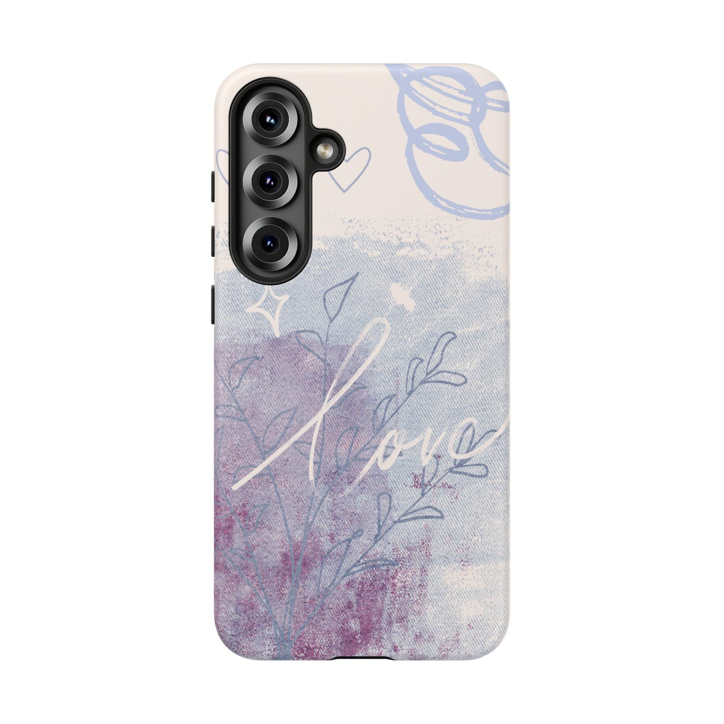 Love Pastel Abstract Phone Case: iPhone, Pixel, Galaxy