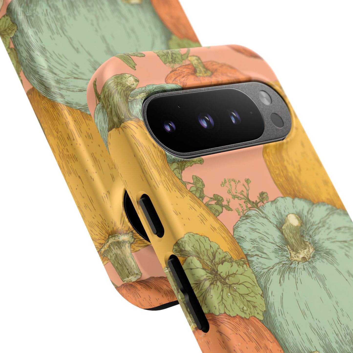 Pumpkin Patch Phone Case - Autumn Aesthetic iPhone Samsung Cover, Fall Halloween Pumpkin Design, Cozy Rustic Harvest Phone Accessory