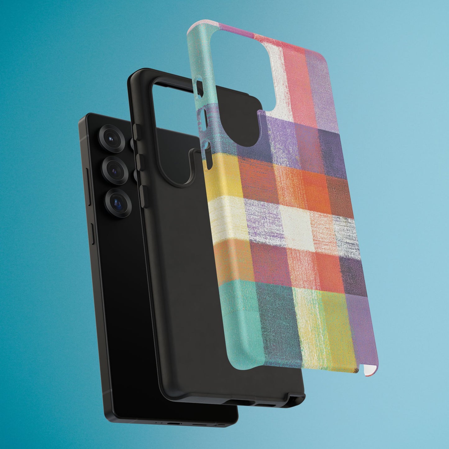 Colorful Plaid Phone Case - iPhone, Galaxy and Pixel Models