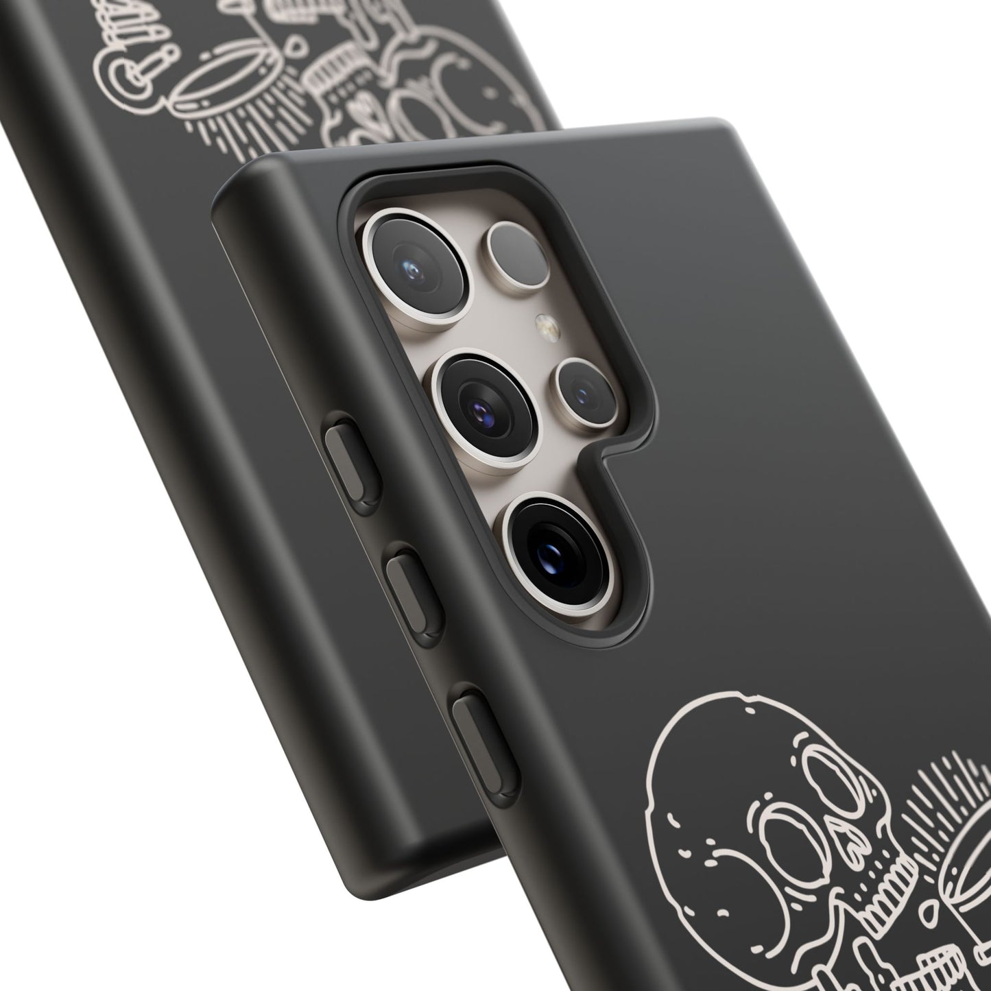 Skull Coffee Phone Case Gothic iPhone, Samsung,!Pixel