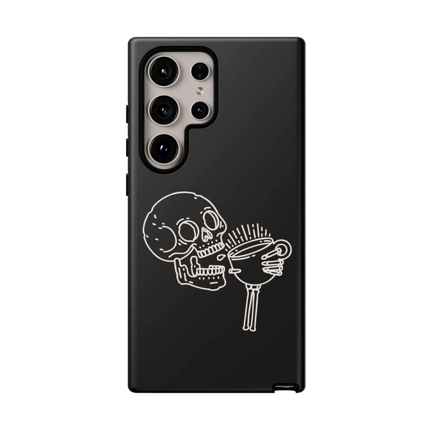 Skull Coffee Phone Case Gothic iPhone, Samsung,!Pixel