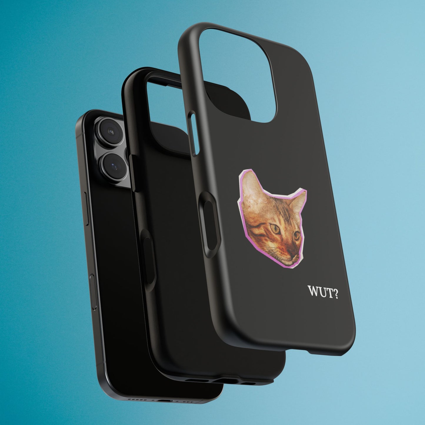 Funny Cat Meme Phone Case - iPhone, Galaxy, Pixel