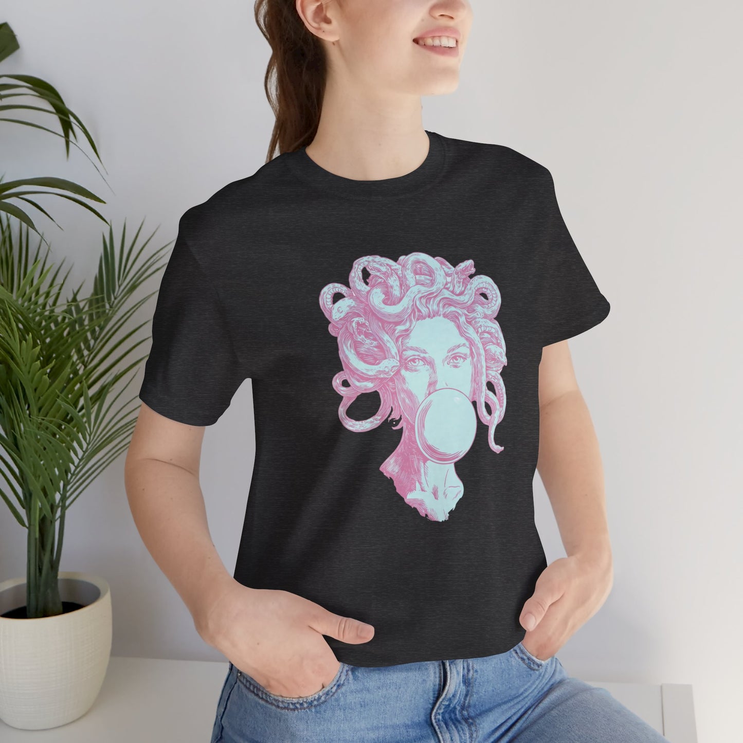 Medusa T-Shirt – Greek Mythology Goddess Tee, Snake Hair Graphic