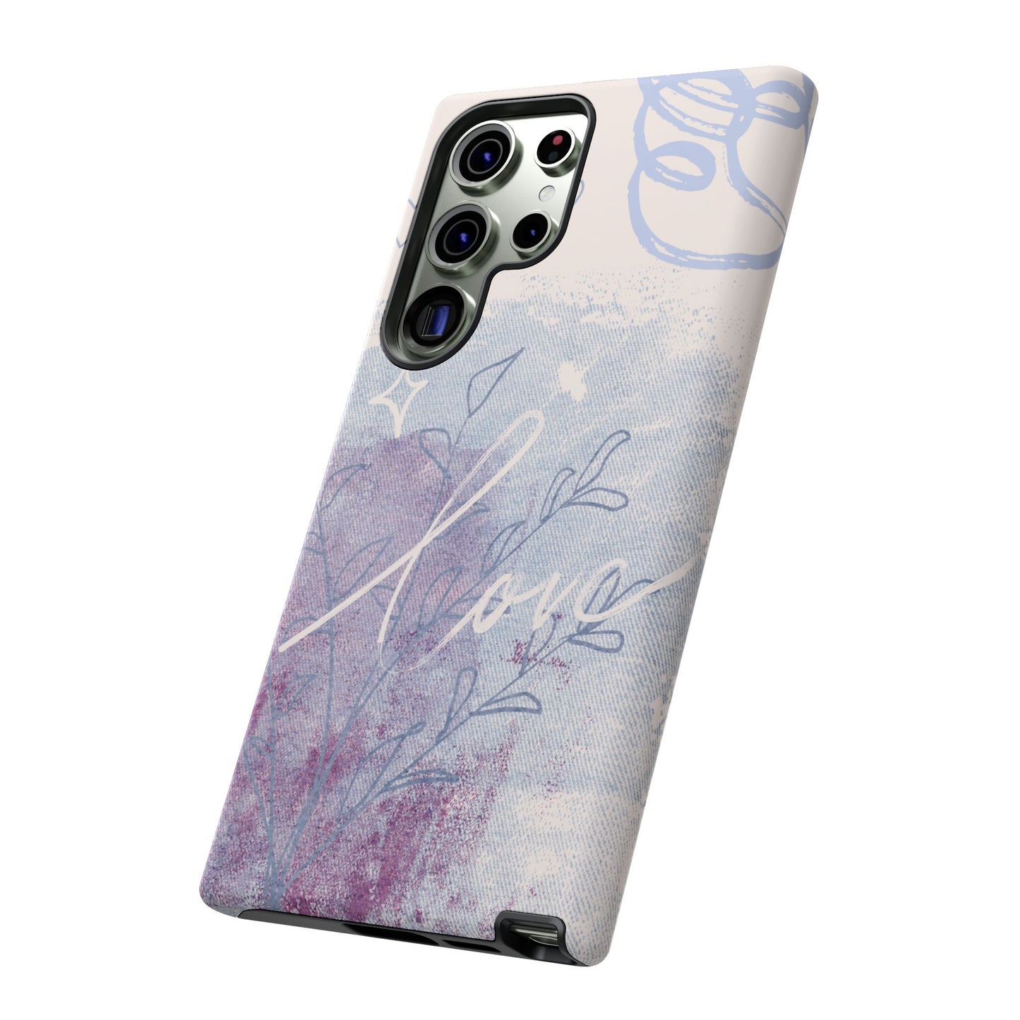 Love Pastel Abstract Phone Case: iPhone, Pixel, Galaxy