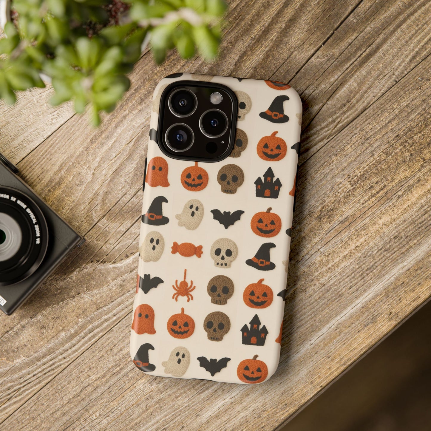 Spooky Pattern Cover-  iPhone Samsung Pixel Case