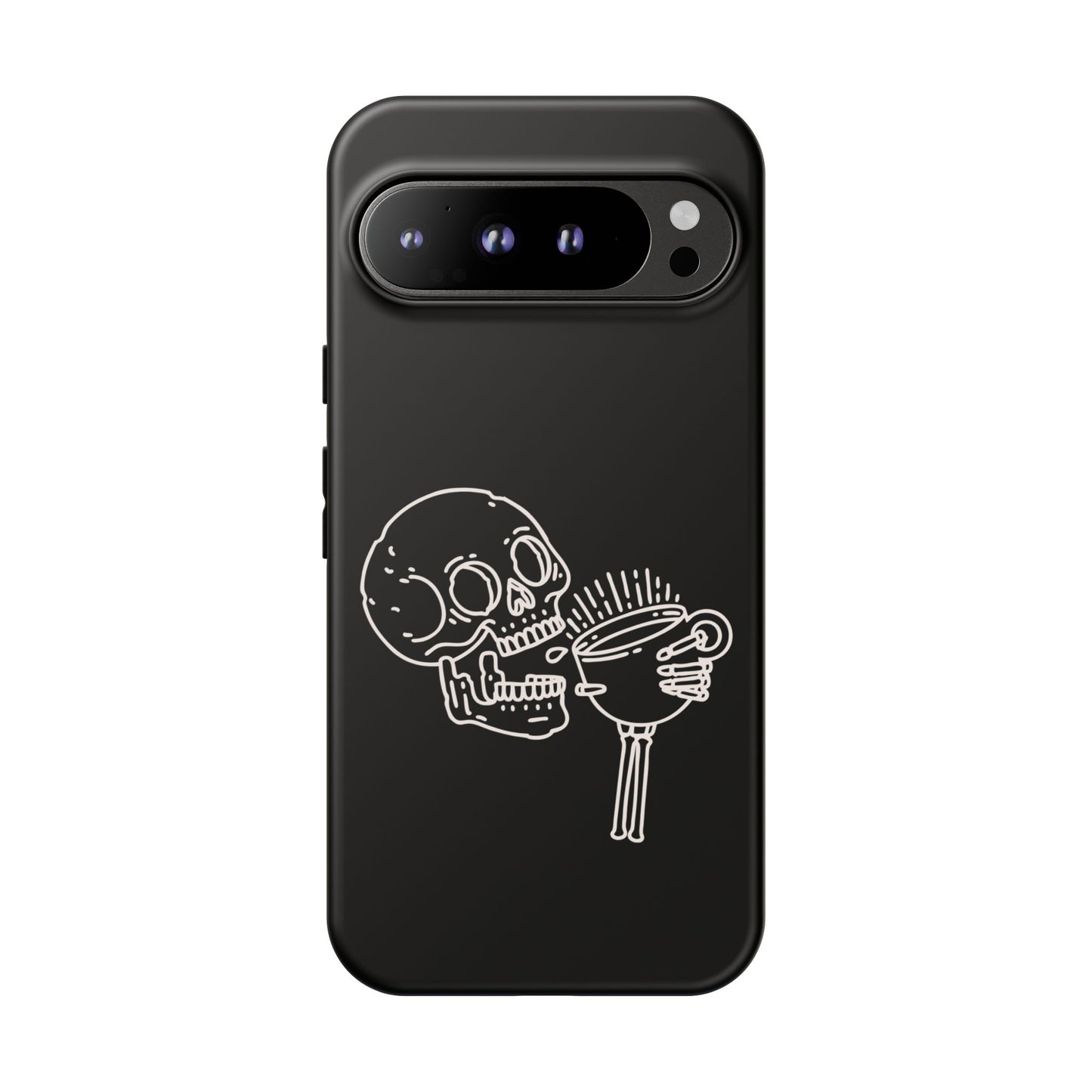 Skull Coffee Phone Case Gothic iPhone, Samsung,!Pixel