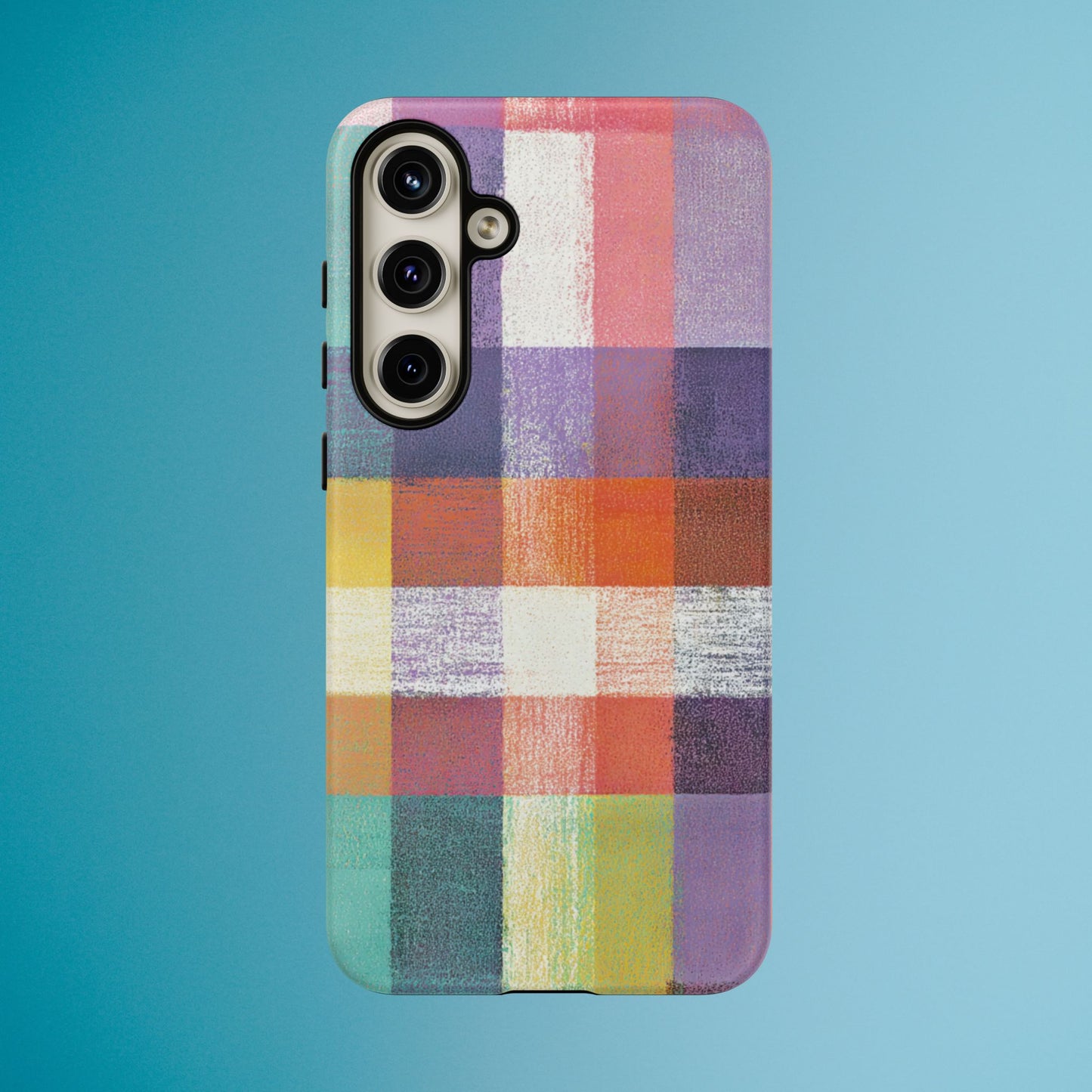 Colorful Plaid Phone Case - iPhone, Galaxy and Pixel Models