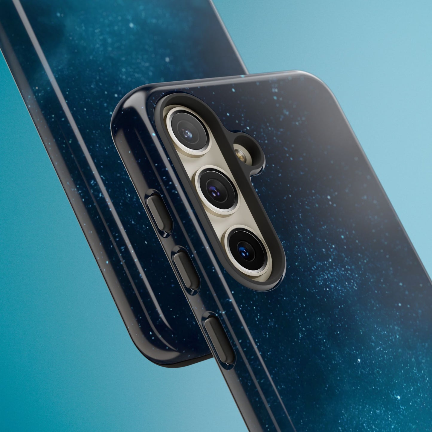 Dark Starry Night Phone Case - Winter Theme Phone Cover for iPhone, Pixel and Samsung Galaxy Models