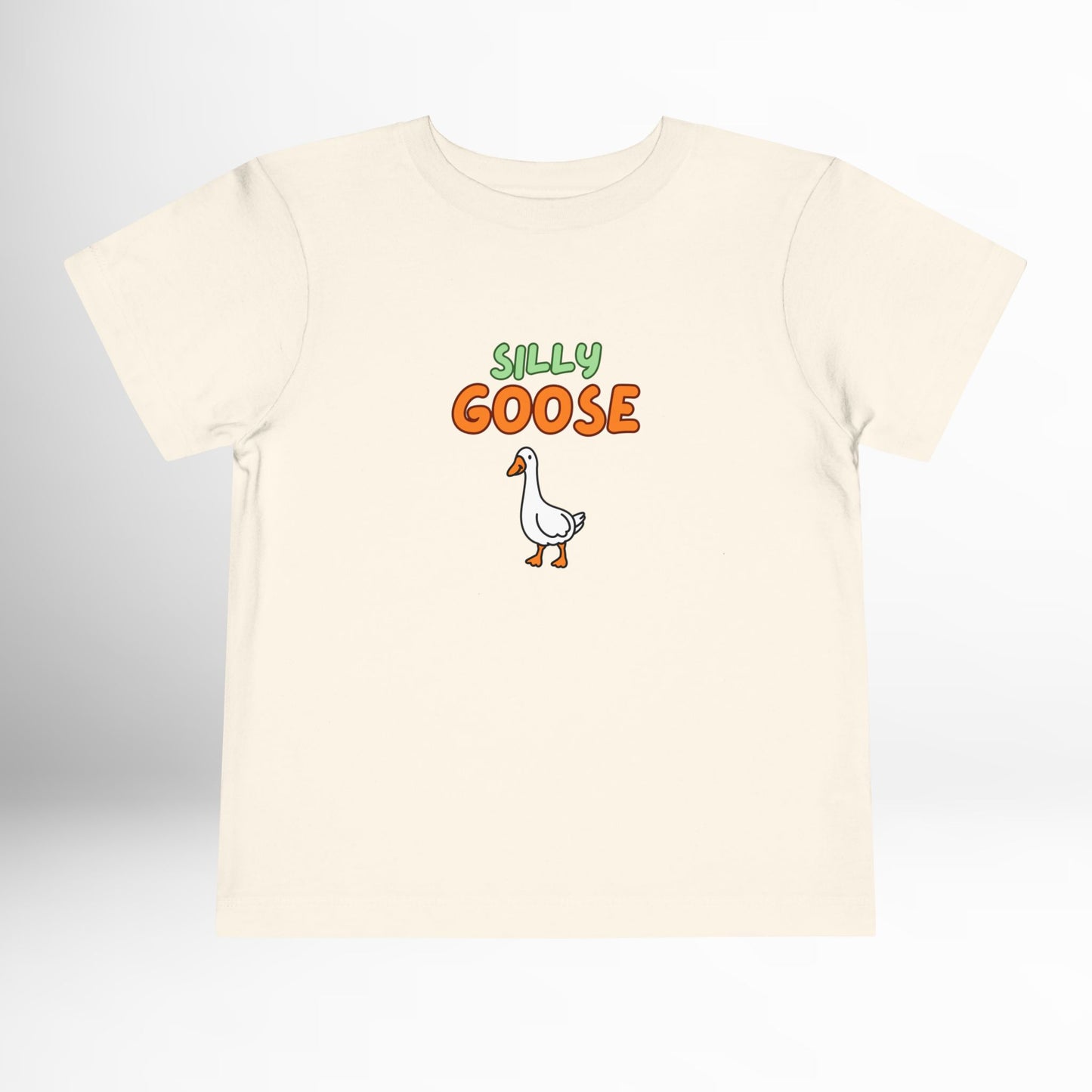 Silly Goose Toddler T-Shirt - Funny Animal Graphic Tee for Kids