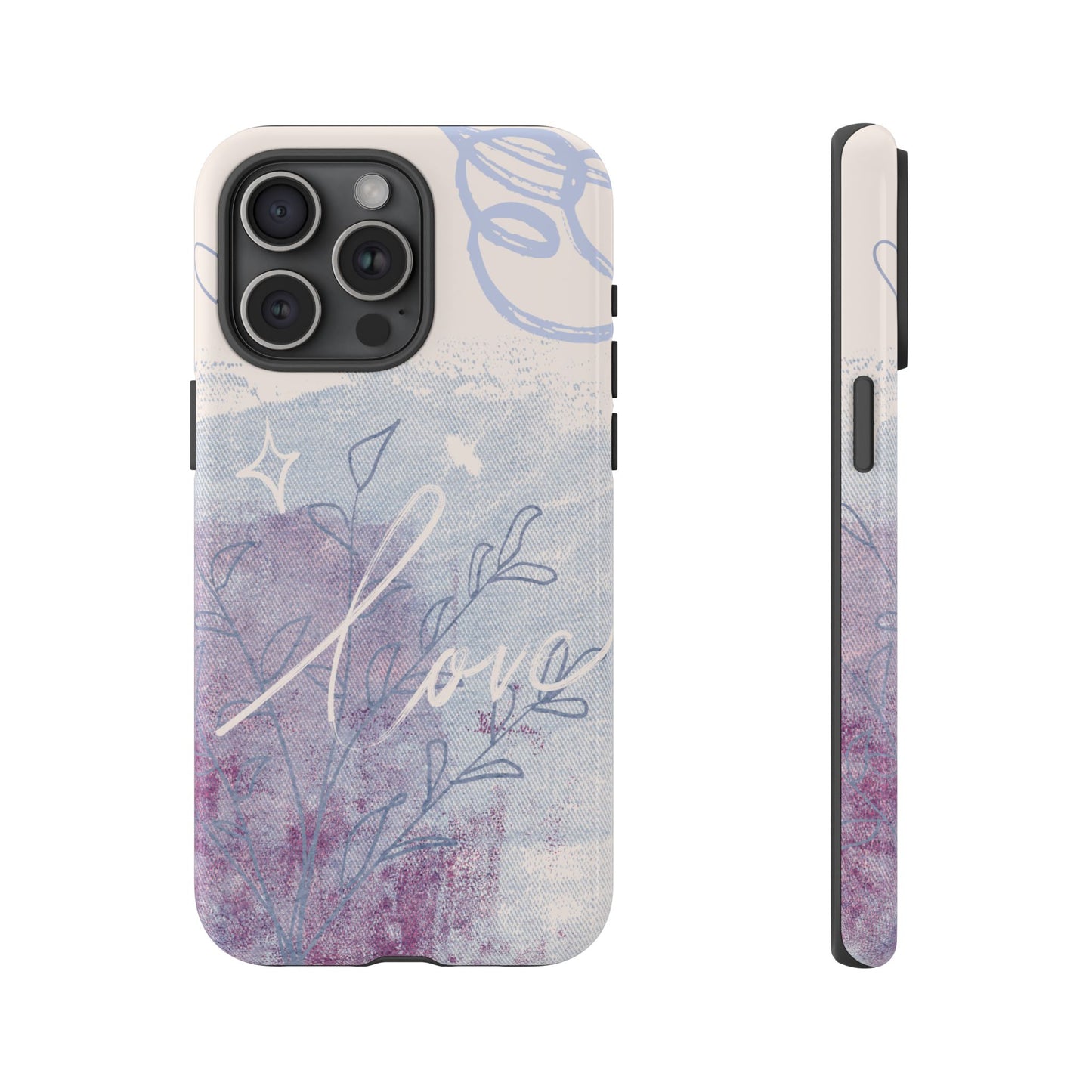 Love Pastel Abstract Phone Case: iPhone, Pixel, Galaxy