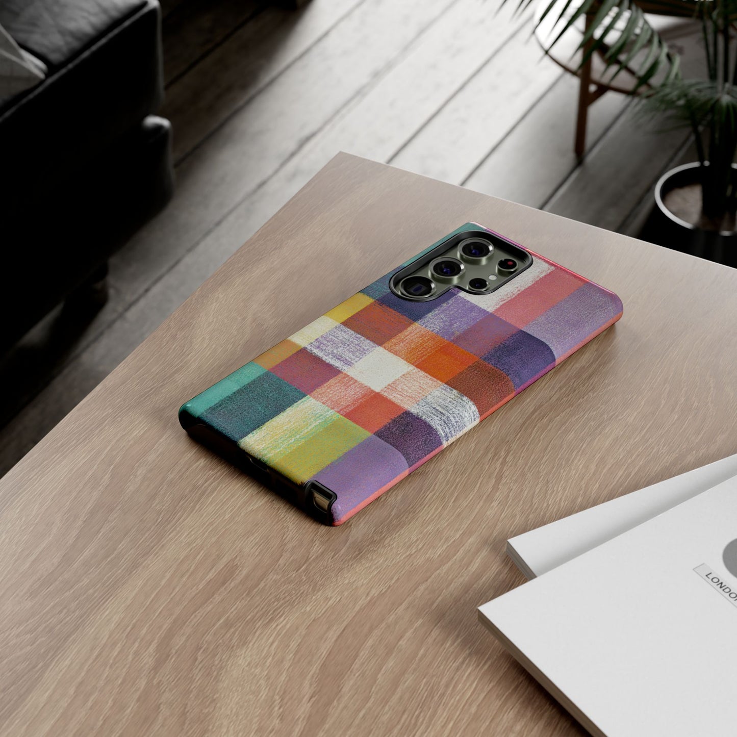 Colorful Plaid Phone Case - iPhone, Galaxy and Pixel Models