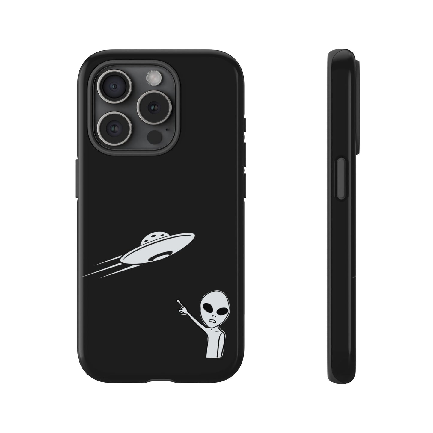 Alien UFO Phone Case, Supernatural Space Design, Sci Fi Aesthetic iPhone Samsung Pixel Cover