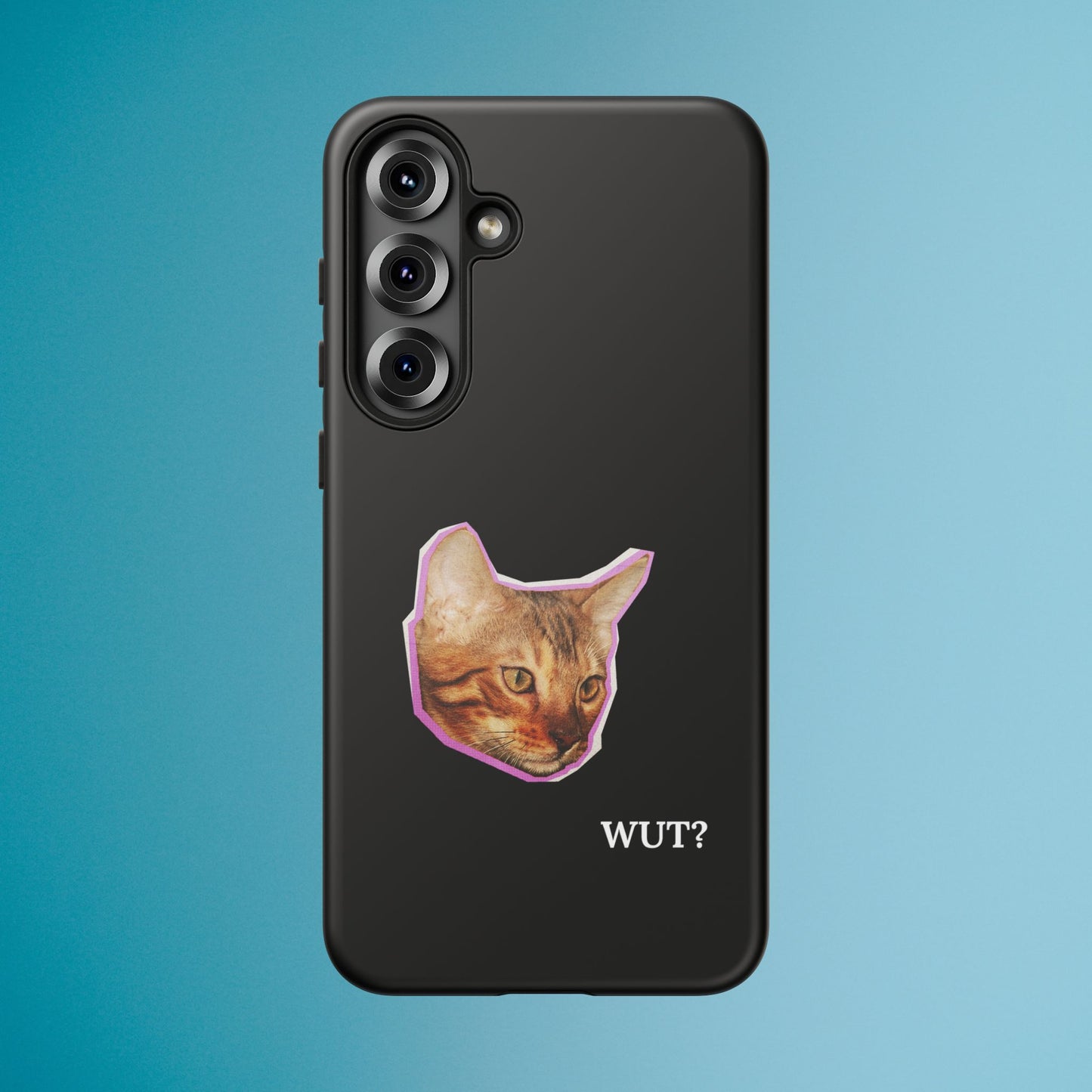 Funny Cat Meme Phone Case - iPhone, Galaxy, Pixel