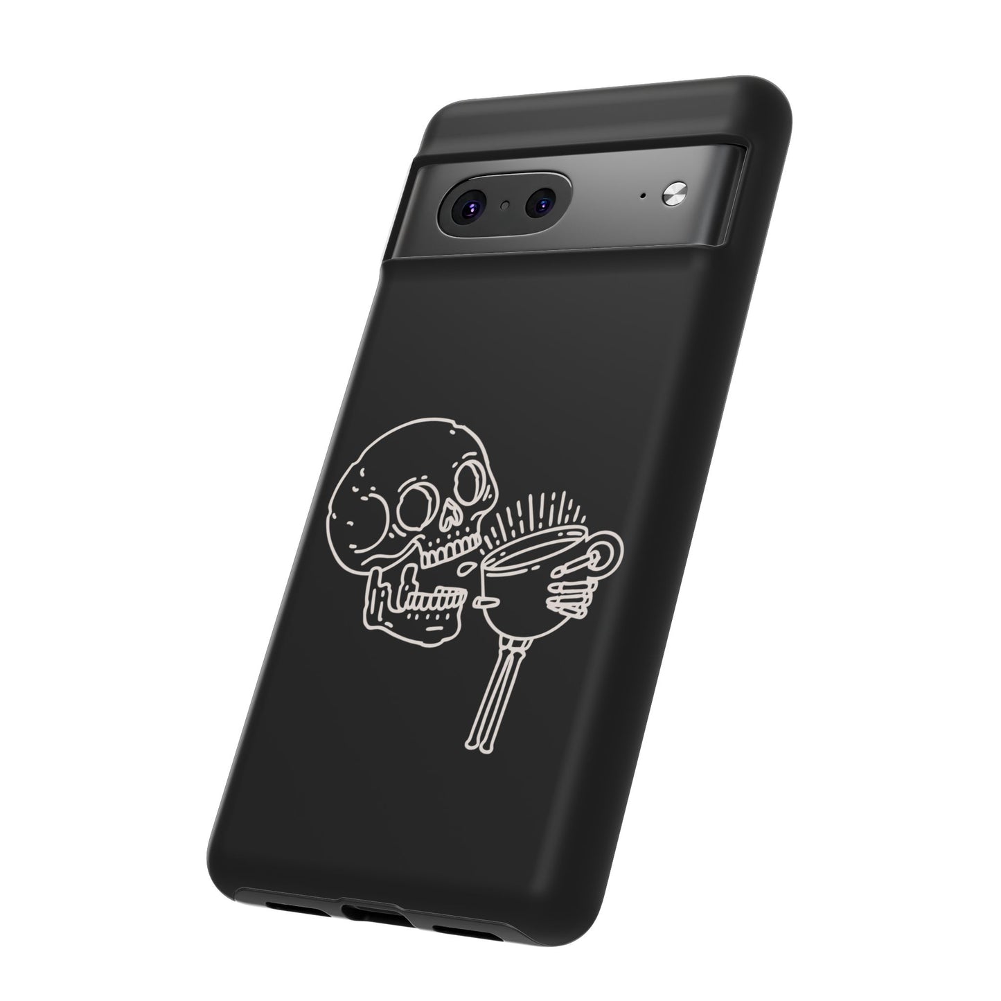 Skull Coffee Phone Case Gothic iPhone, Samsung,!Pixel