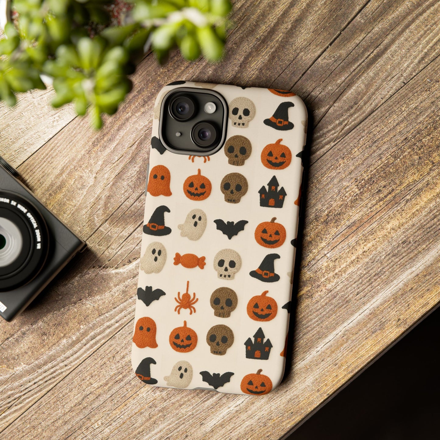 Spooky Pattern Cover-  iPhone Samsung Pixel Case
