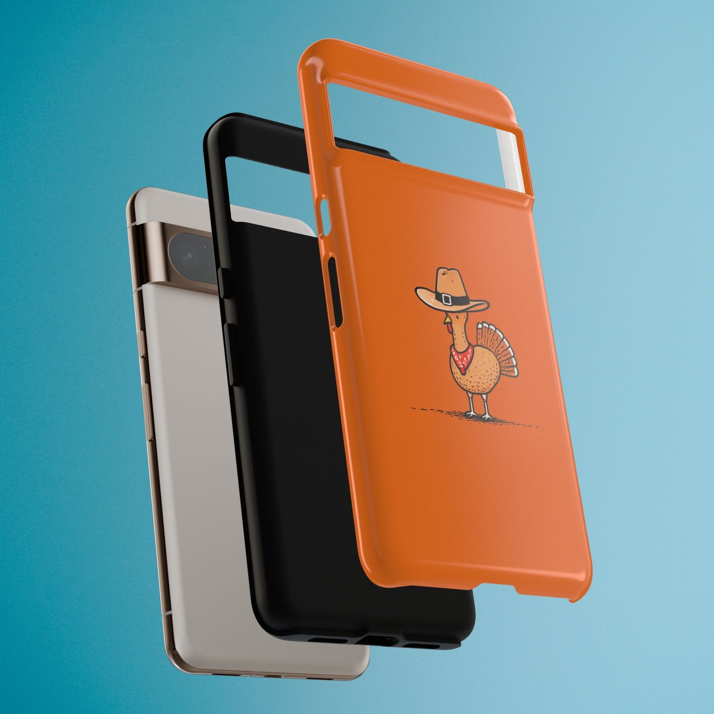 Turkey Phone Case, Funny Thanksgiving Cover, Autumn Fall Design iPhone Samsung Pixel