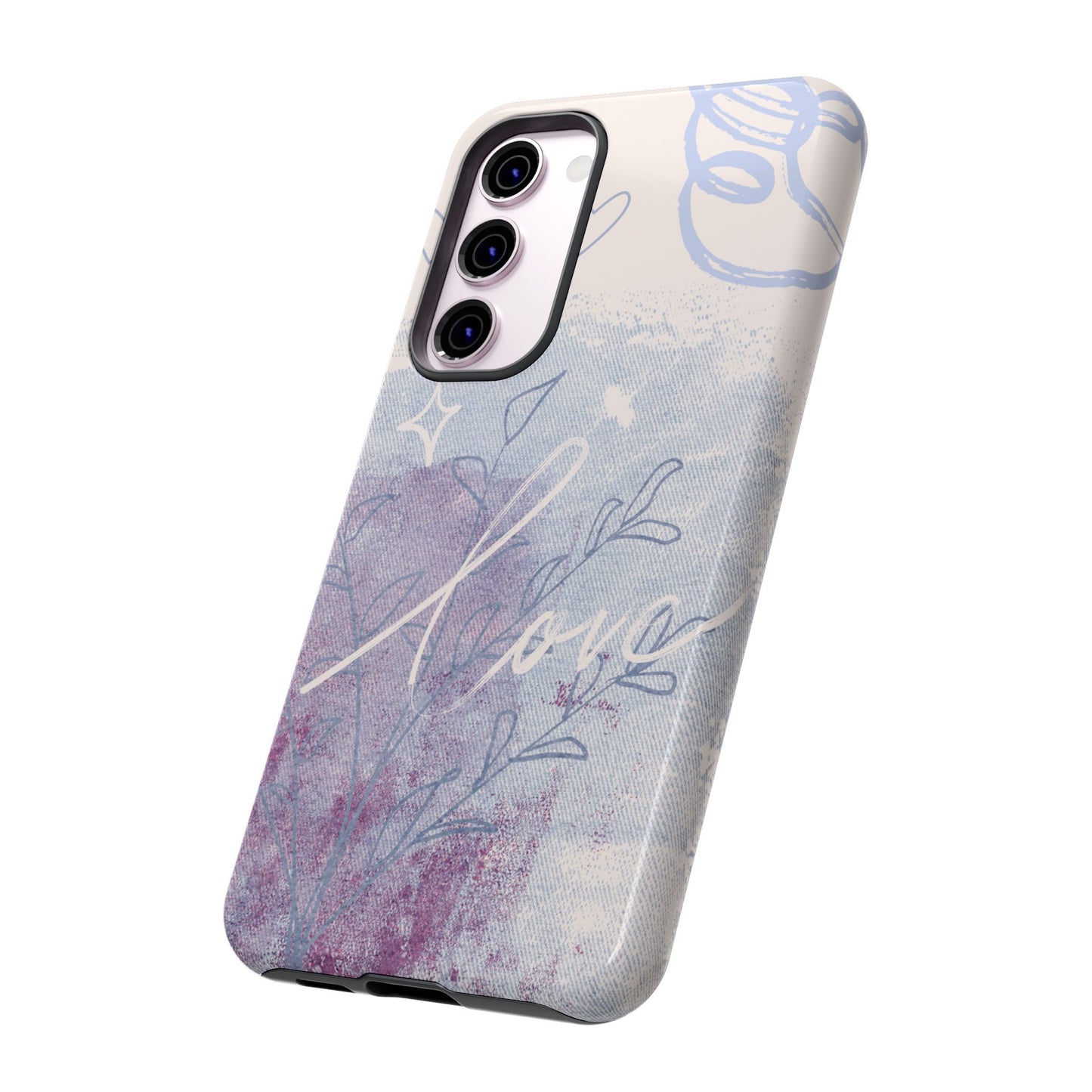 Love Pastel Abstract Phone Case: iPhone, Pixel, Galaxy