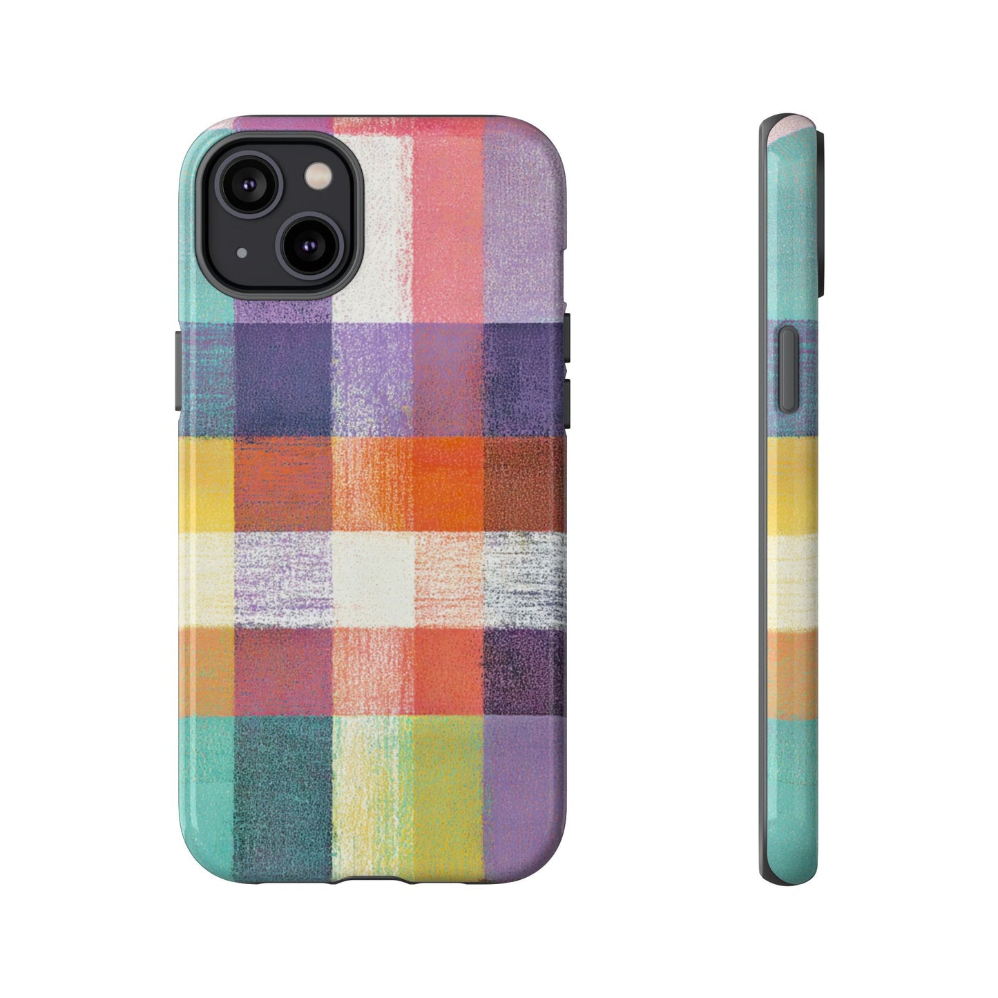 Colorful Plaid Phone Case - iPhone, Galaxy and Pixel Models