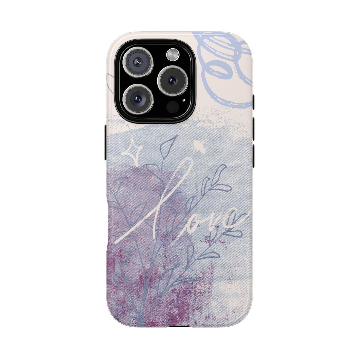 Love Pastel Abstract Phone Case: iPhone, Pixel, Galaxy