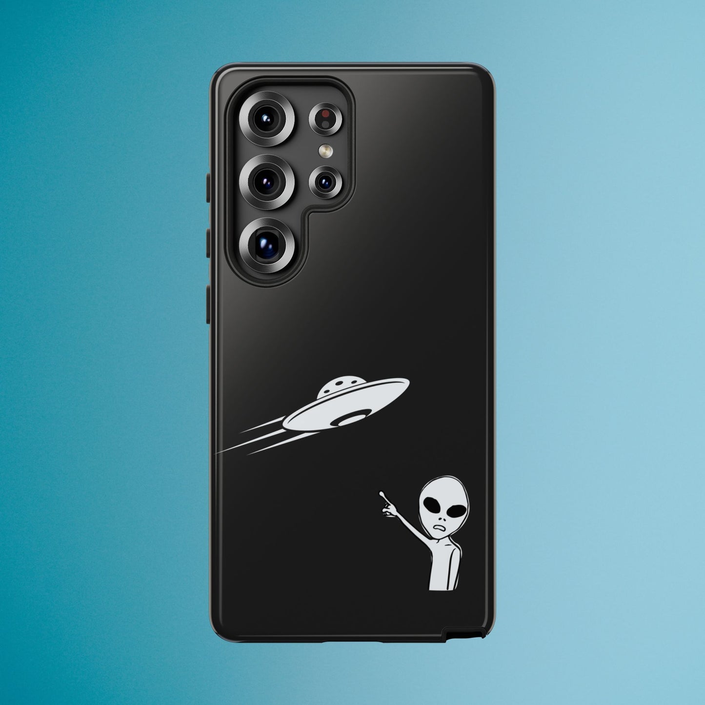 Alien UFO Phone Case, Supernatural Space Design, Sci Fi Aesthetic iPhone Samsung Pixel Cover