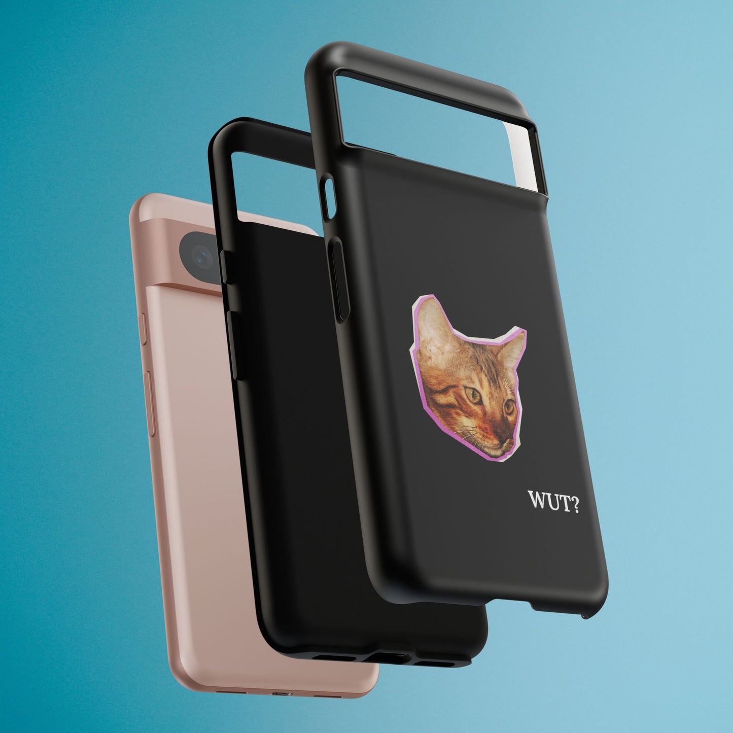 Funny Cat Meme Phone Case - iPhone, Galaxy, Pixel