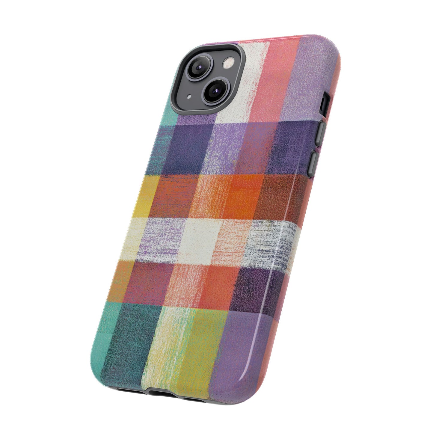 Colorful Plaid Phone Case - iPhone, Galaxy and Pixel Models