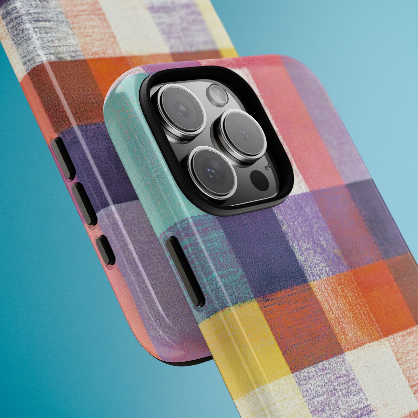 Colorful Plaid Phone Case - iPhone, Galaxy and Pixel Models