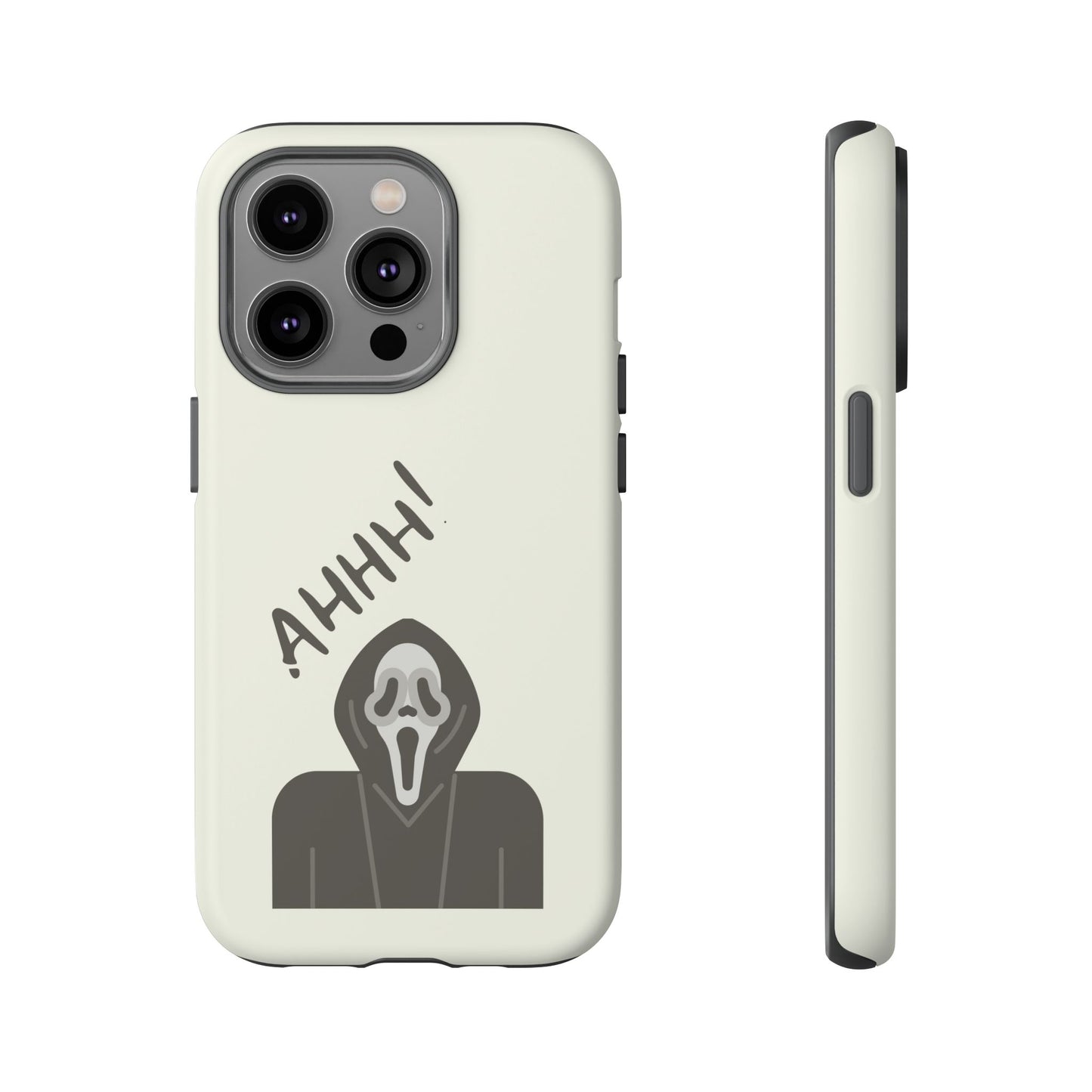 Ghostface Phone Case: Horror Movie Parody iPhone Samsung Pixel Cover