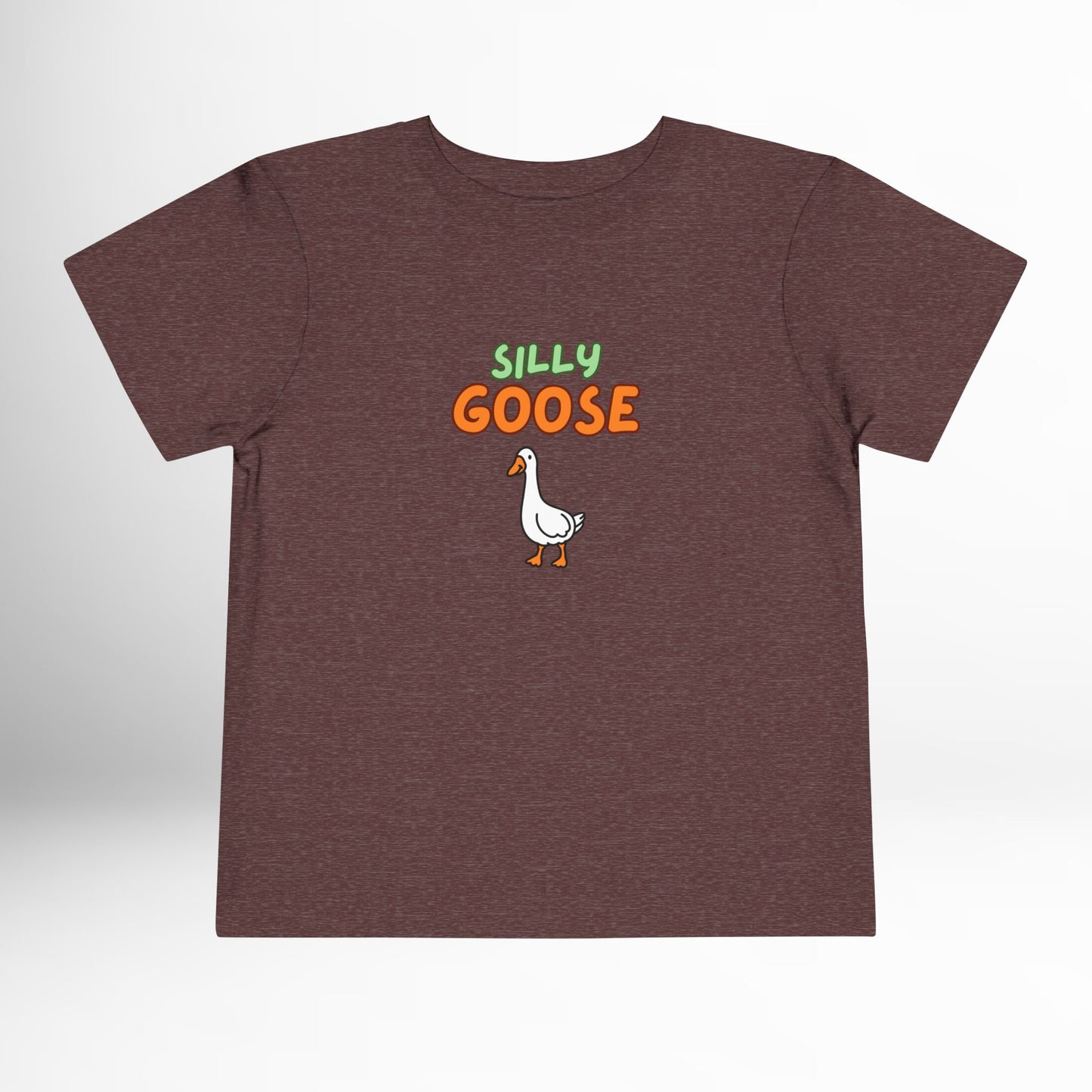 Silly Goose Toddler T-Shirt - Funny Animal Graphic Tee for Kids