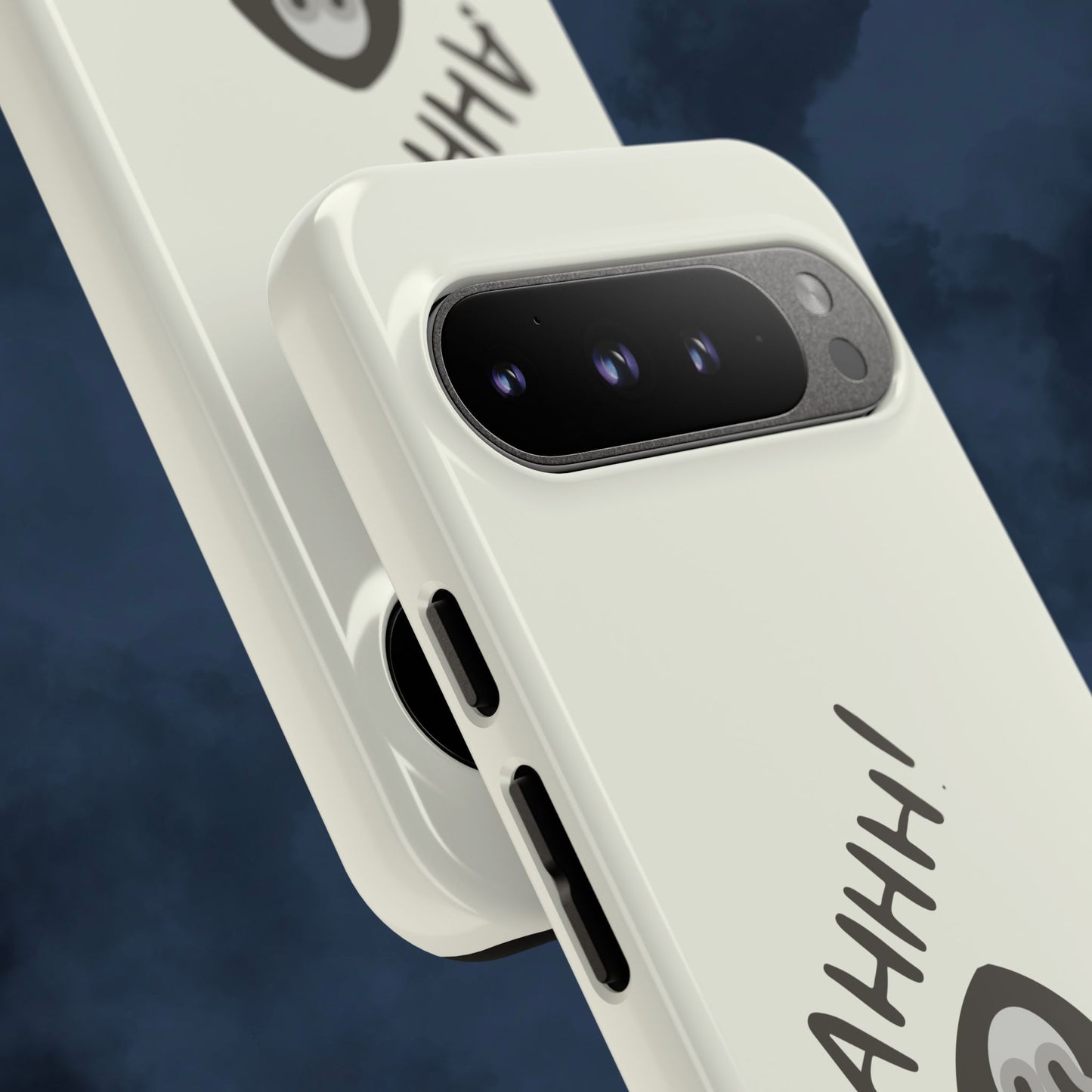 Ghostface Phone Case: Horror Movie Parody iPhone Samsung Pixel Cover