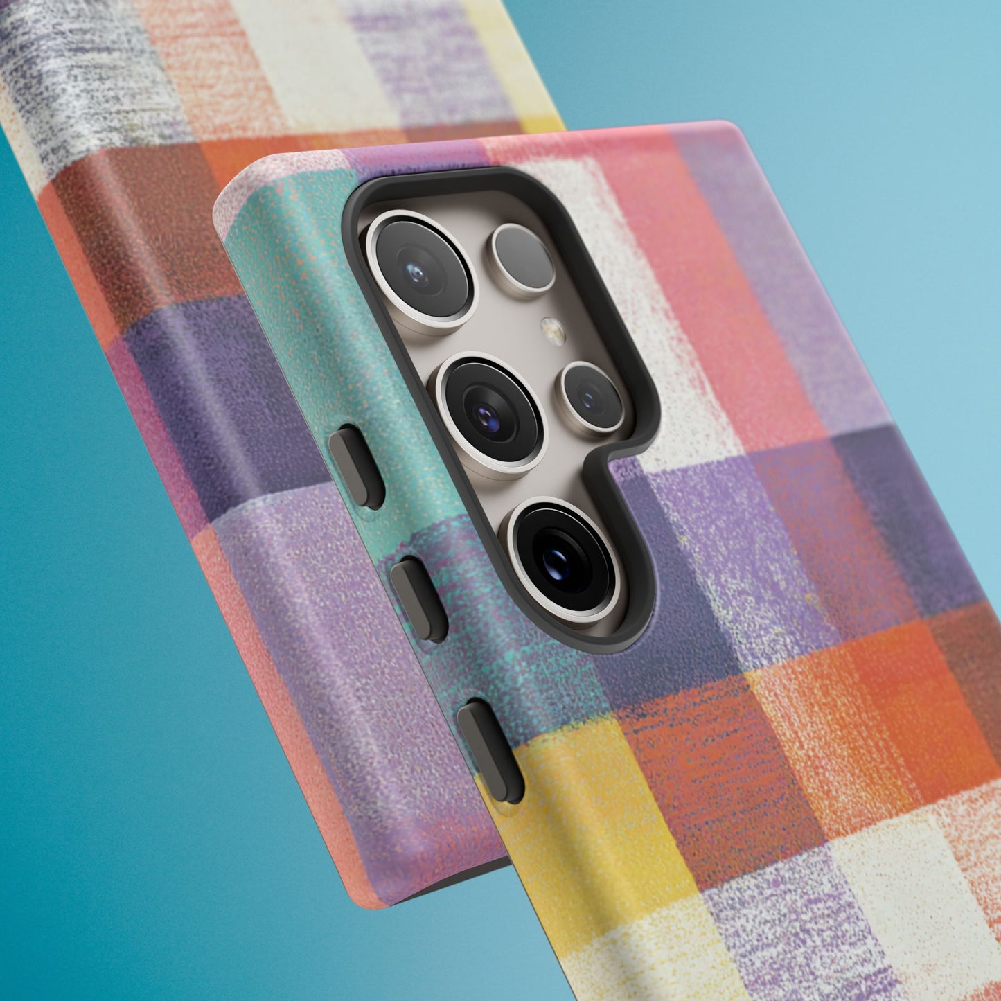 Colorful Plaid Phone Case - iPhone, Galaxy and Pixel Models