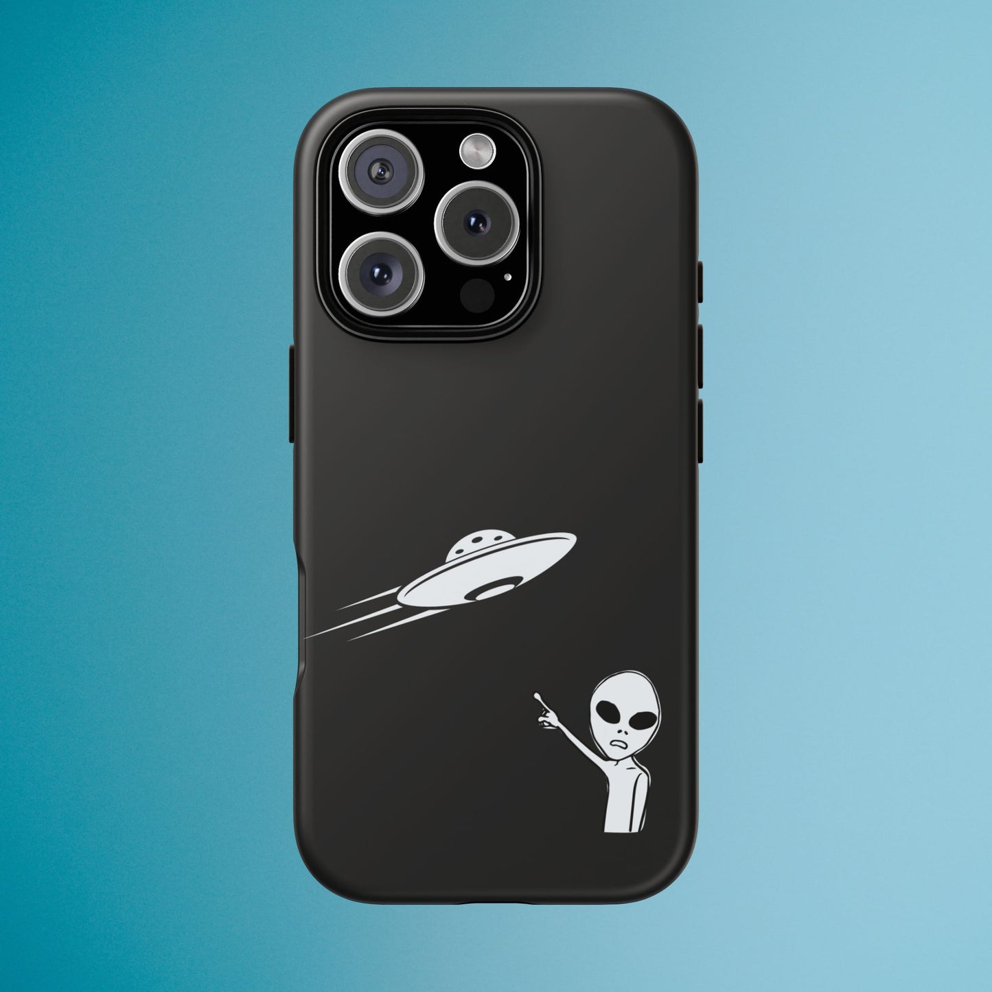Alien UFO Phone Case, Supernatural Space Design, Sci Fi Aesthetic iPhone Samsung Pixel Cover