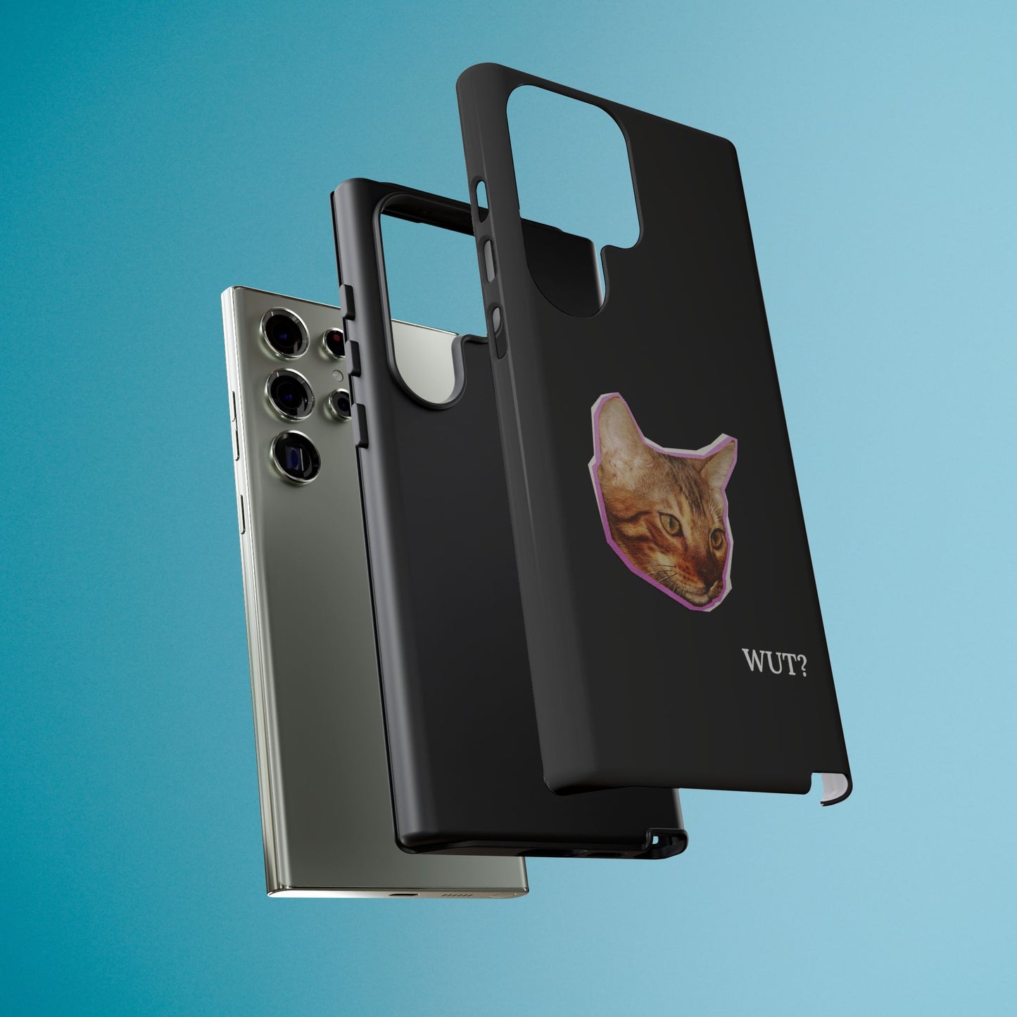 Funny Cat Meme Phone Case - iPhone, Galaxy, Pixel